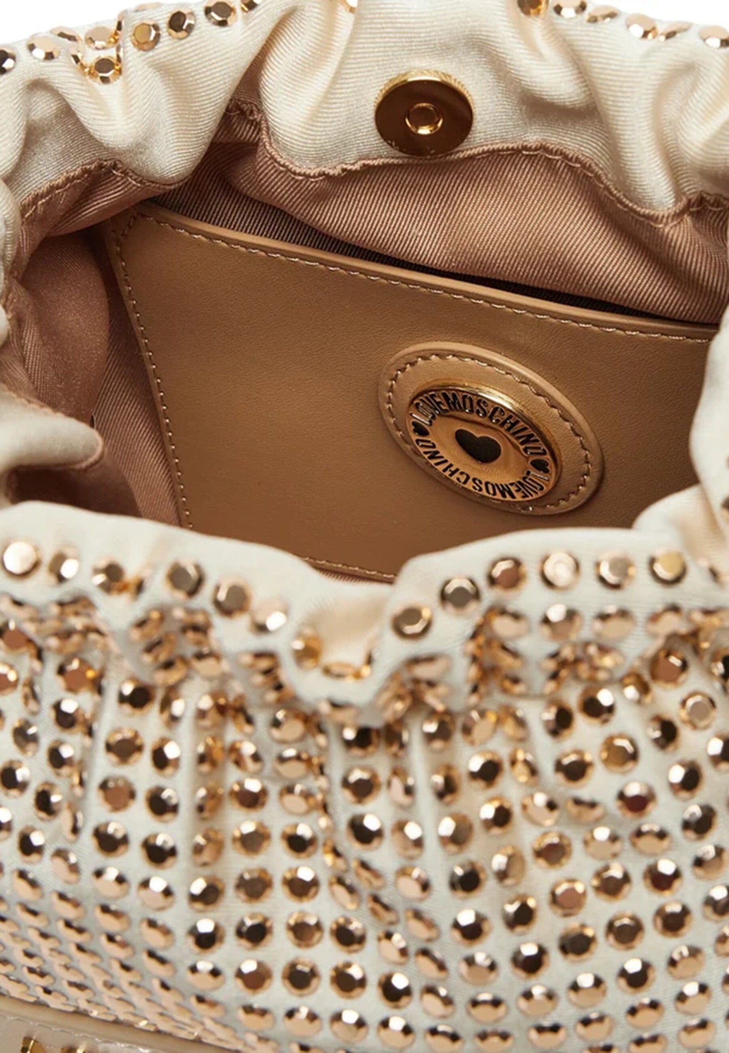 LOVE MOSCHINO - Borsetta Sparkling Gold