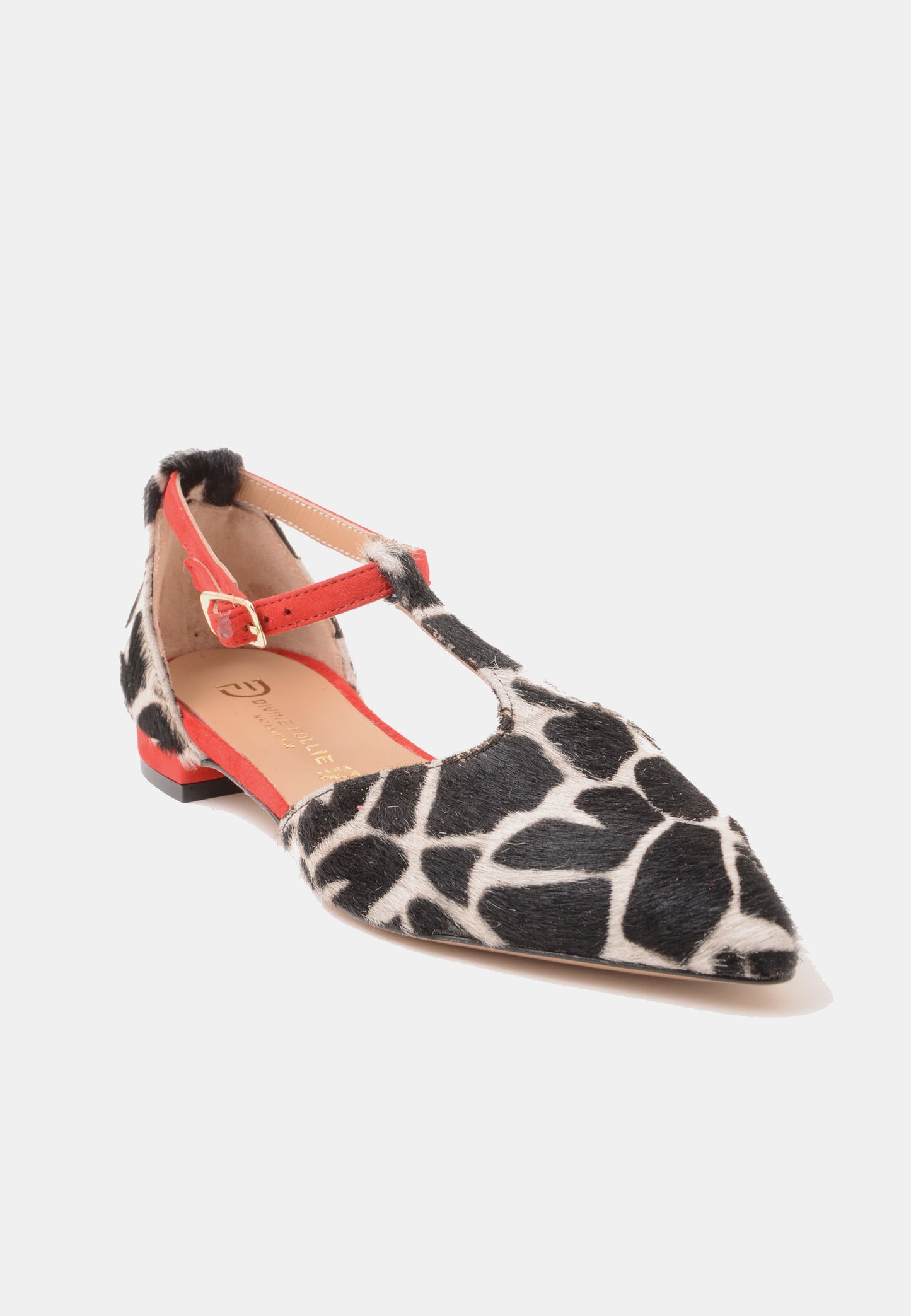 DIVINE FOLLIE - Slingback Cavallino Giraffa