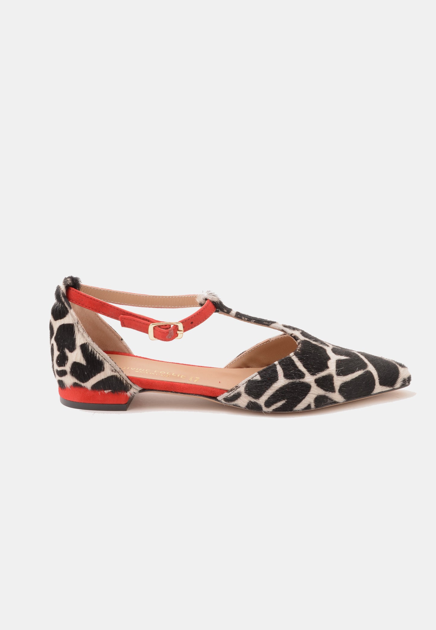 DIVINE FOLLIE - Slingback Cavallino Giraffa