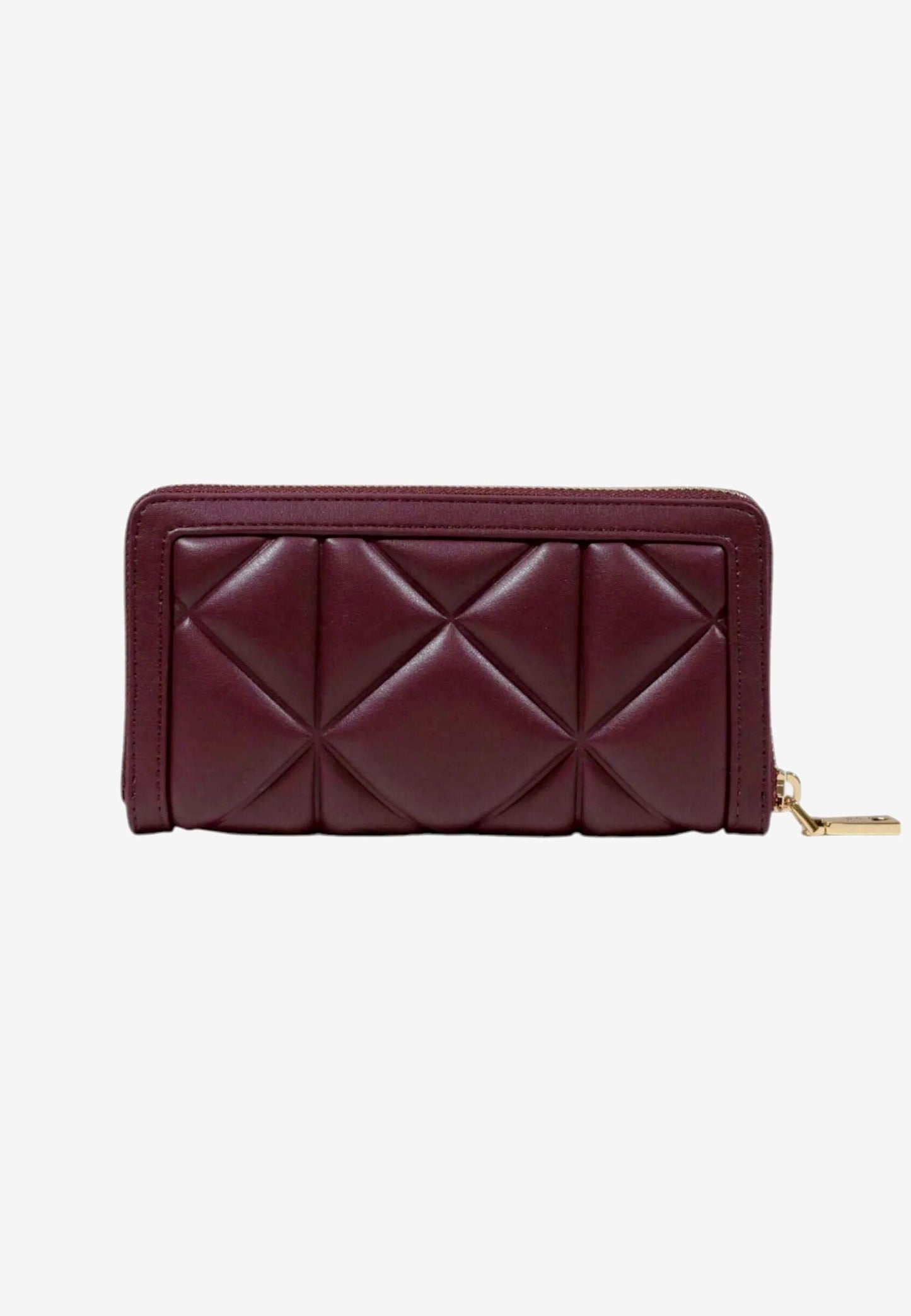 LOVE MOSCHINO - Portafoglio Zip Around Embossed Vino