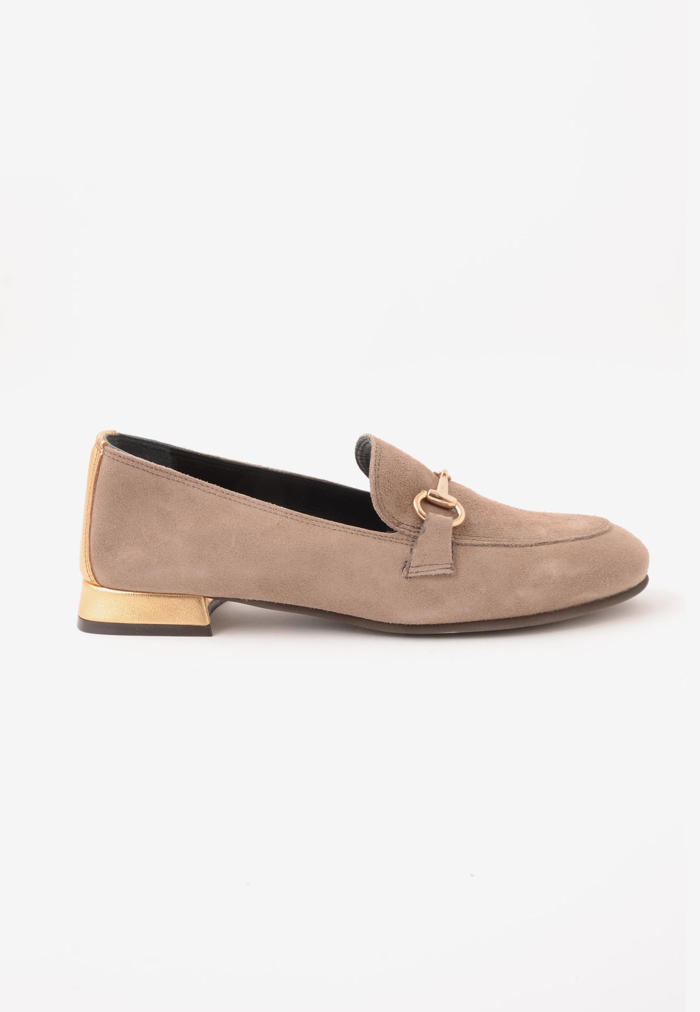 DIVINE FOLLIE - Mocassino Morsetto Camoscio Taupe