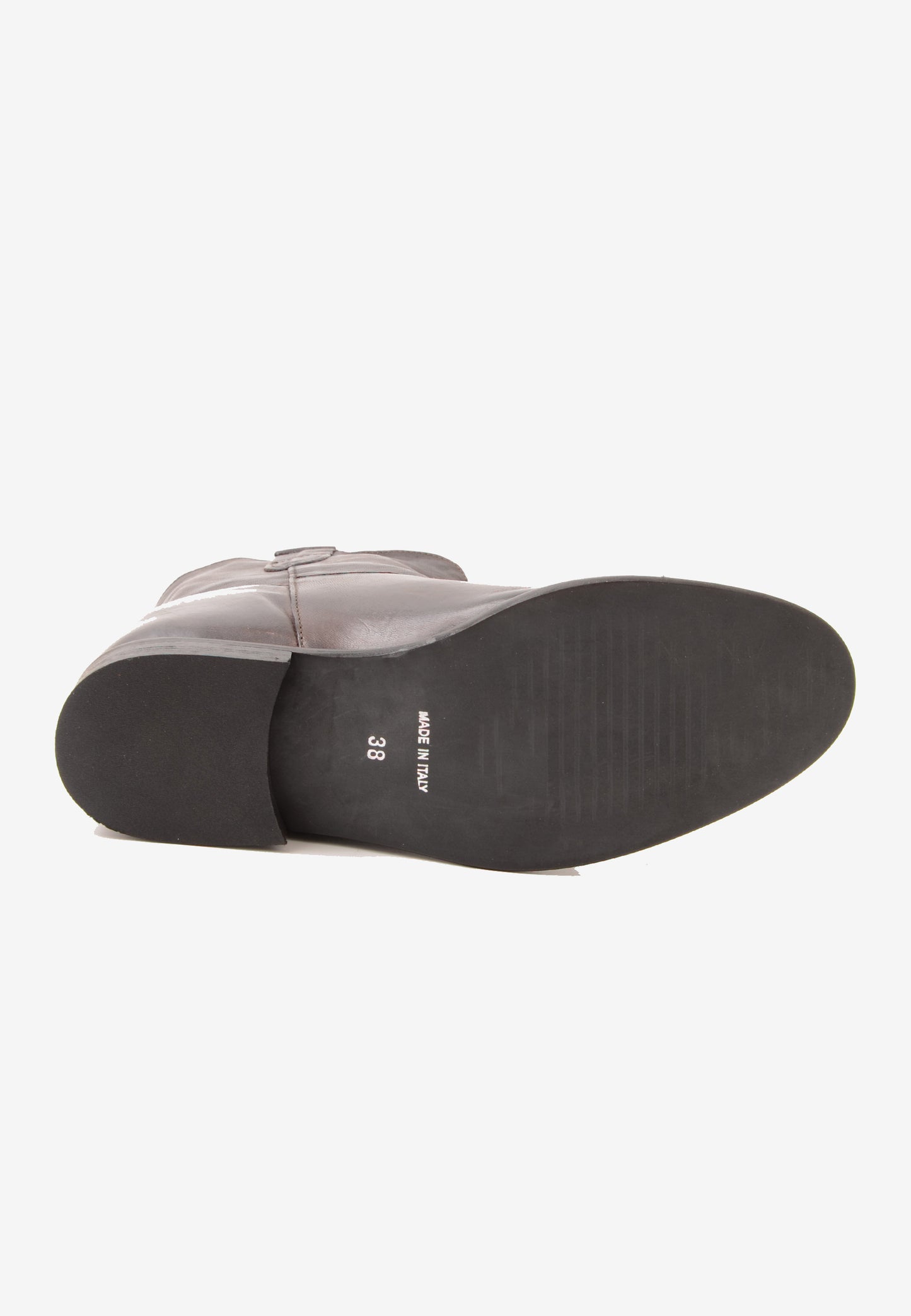 DIVINE FOLLIE - Stivaletto In Pelle Lavata Moro
