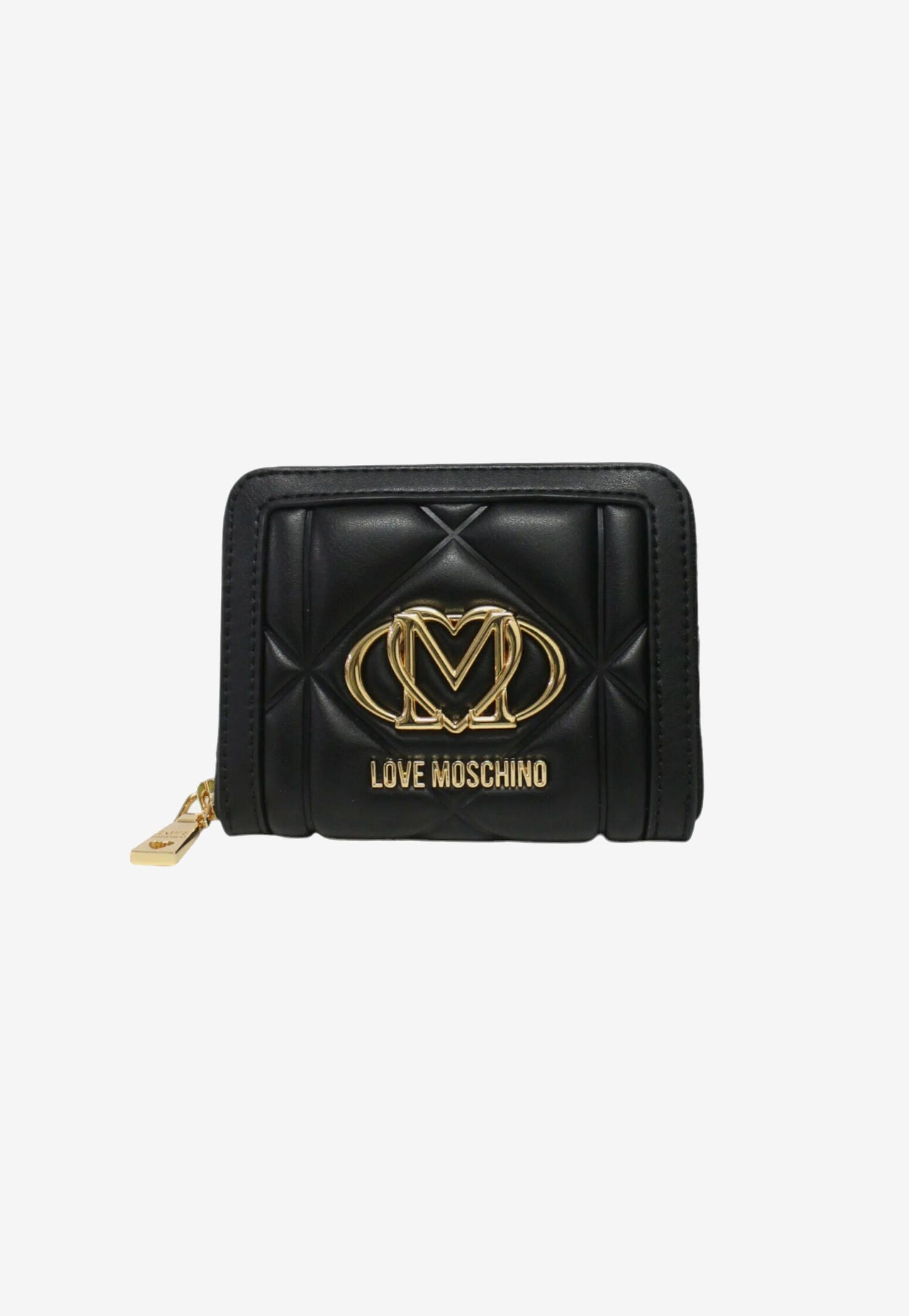 LOVE MOSCHINO - Portafoglio Piccolo Embossed Nero