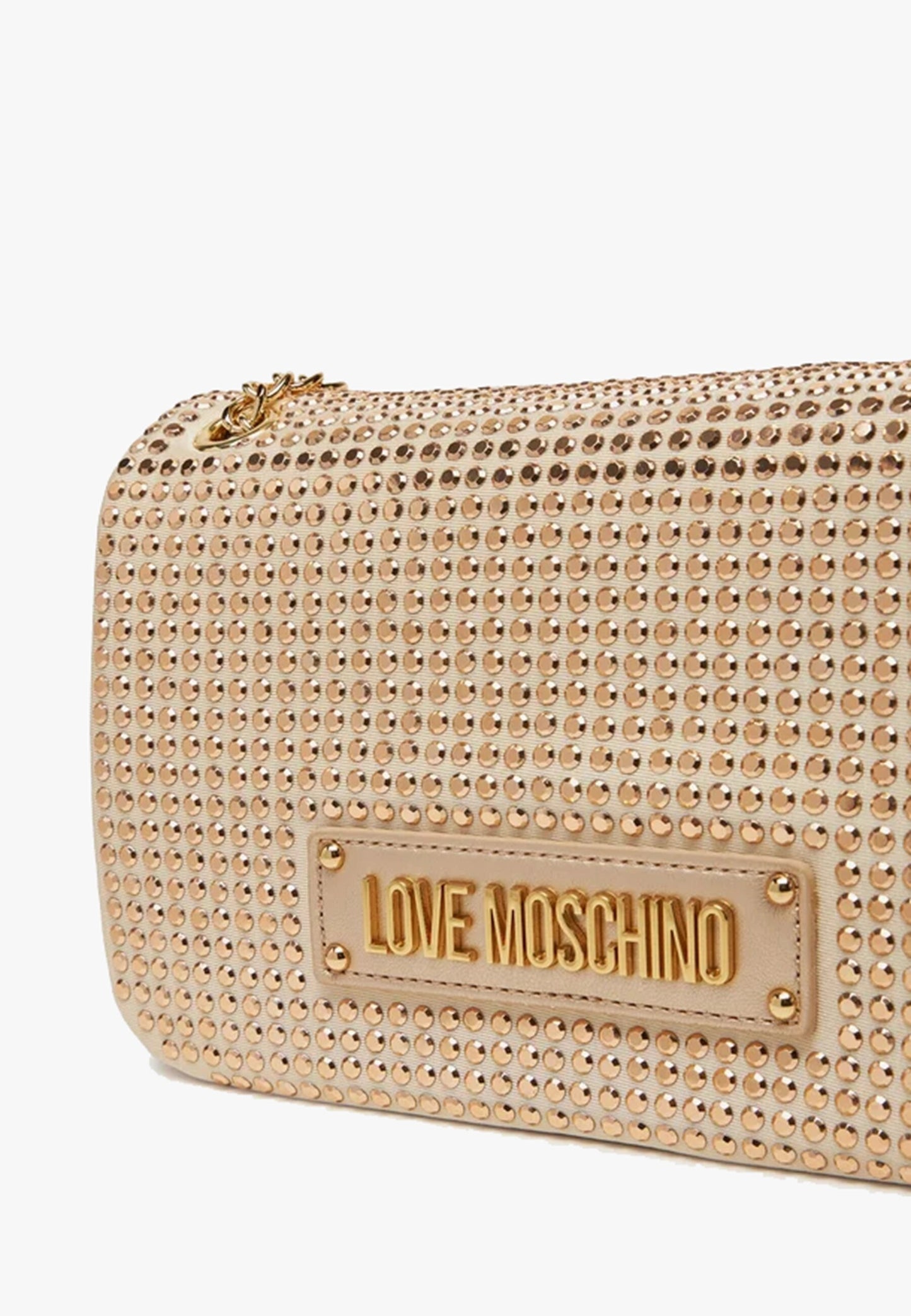 LOVE MOSCHINO - Borsa A Tracolla Sparkling Gold