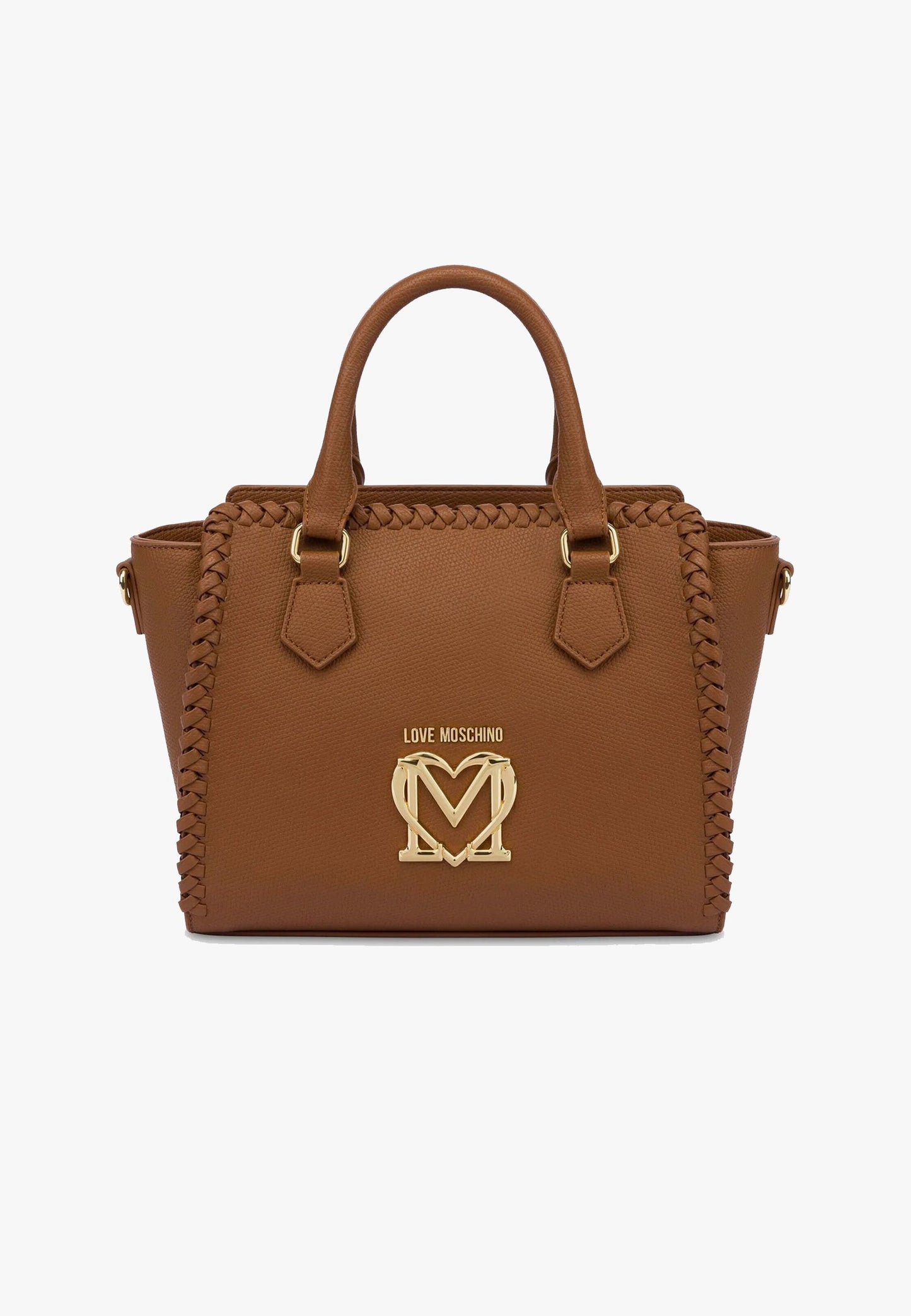 LOVE MOSCHINO - Borsa A Mano Cuore Cammello