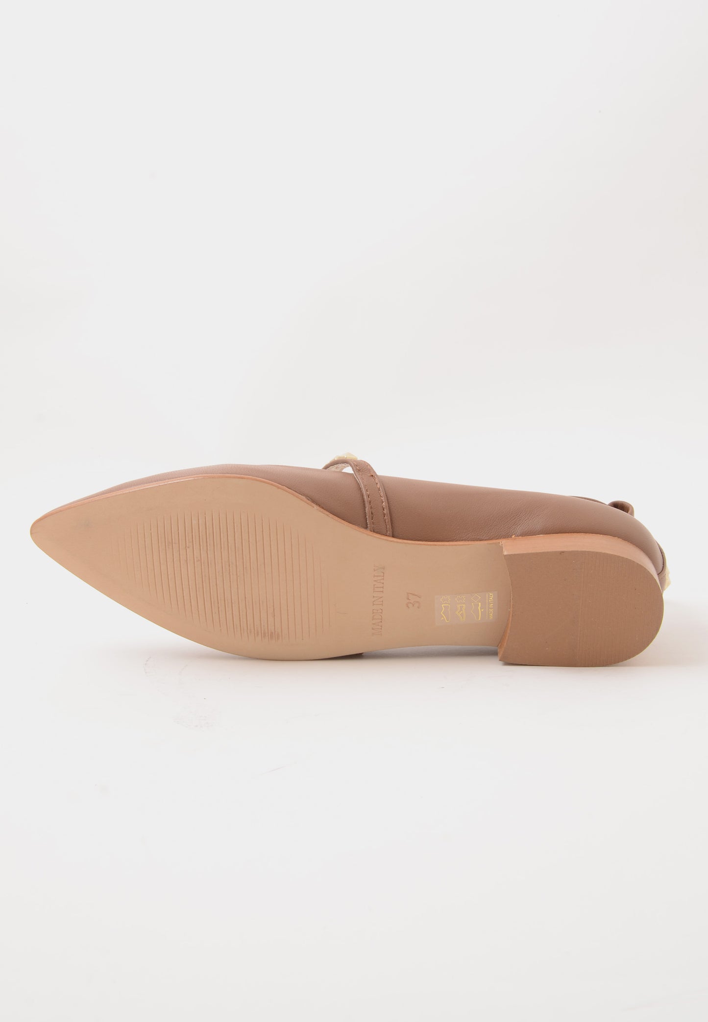 DIVINE FOLLIE - Ballerina Cinturini Borchie Beige