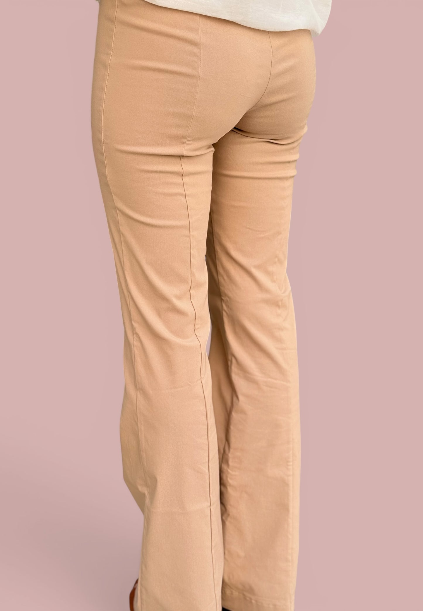 MINERVA - Pantalone Lungo Cammello