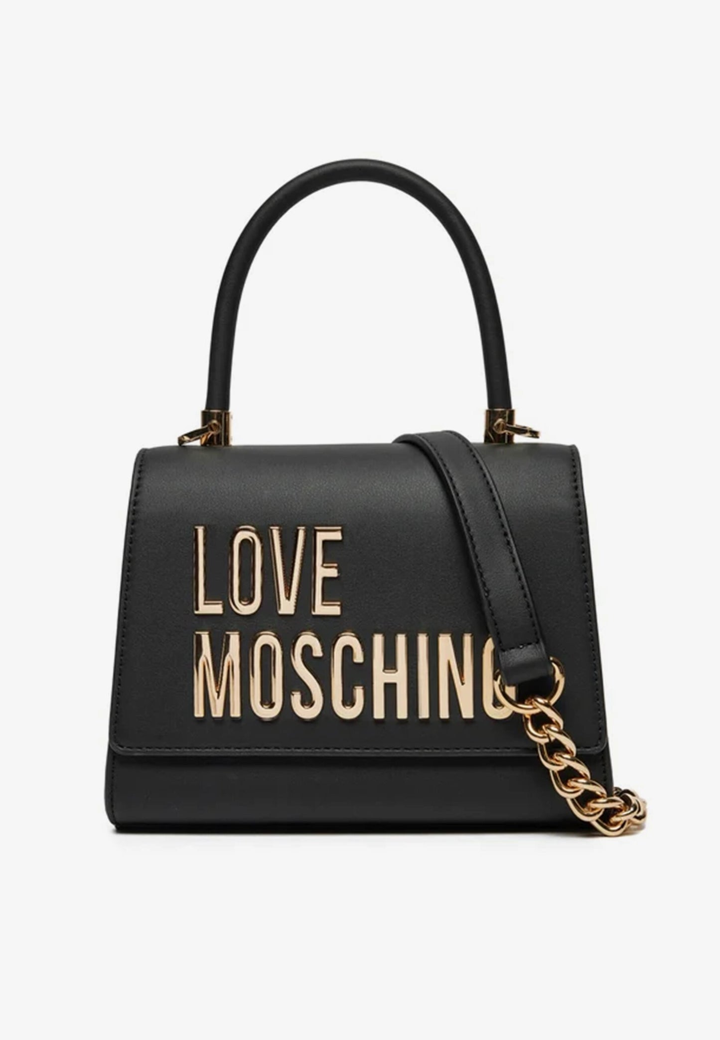LOVE MOSCHINO - Borsetta A Mano Lettering Nero