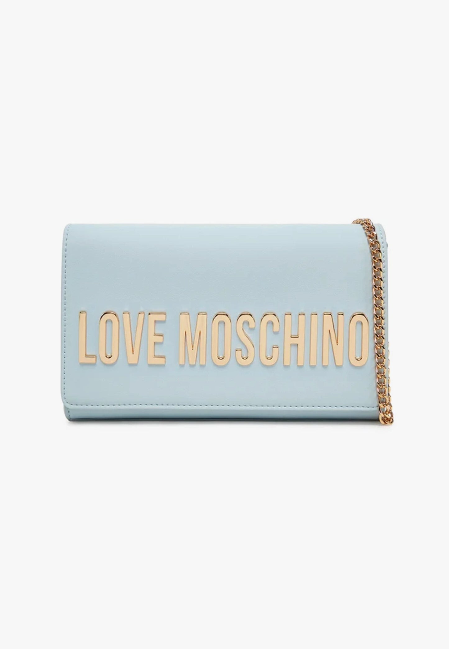 LOVE MOSCHINO - Borsetta A Tracolla Lettering Cielo