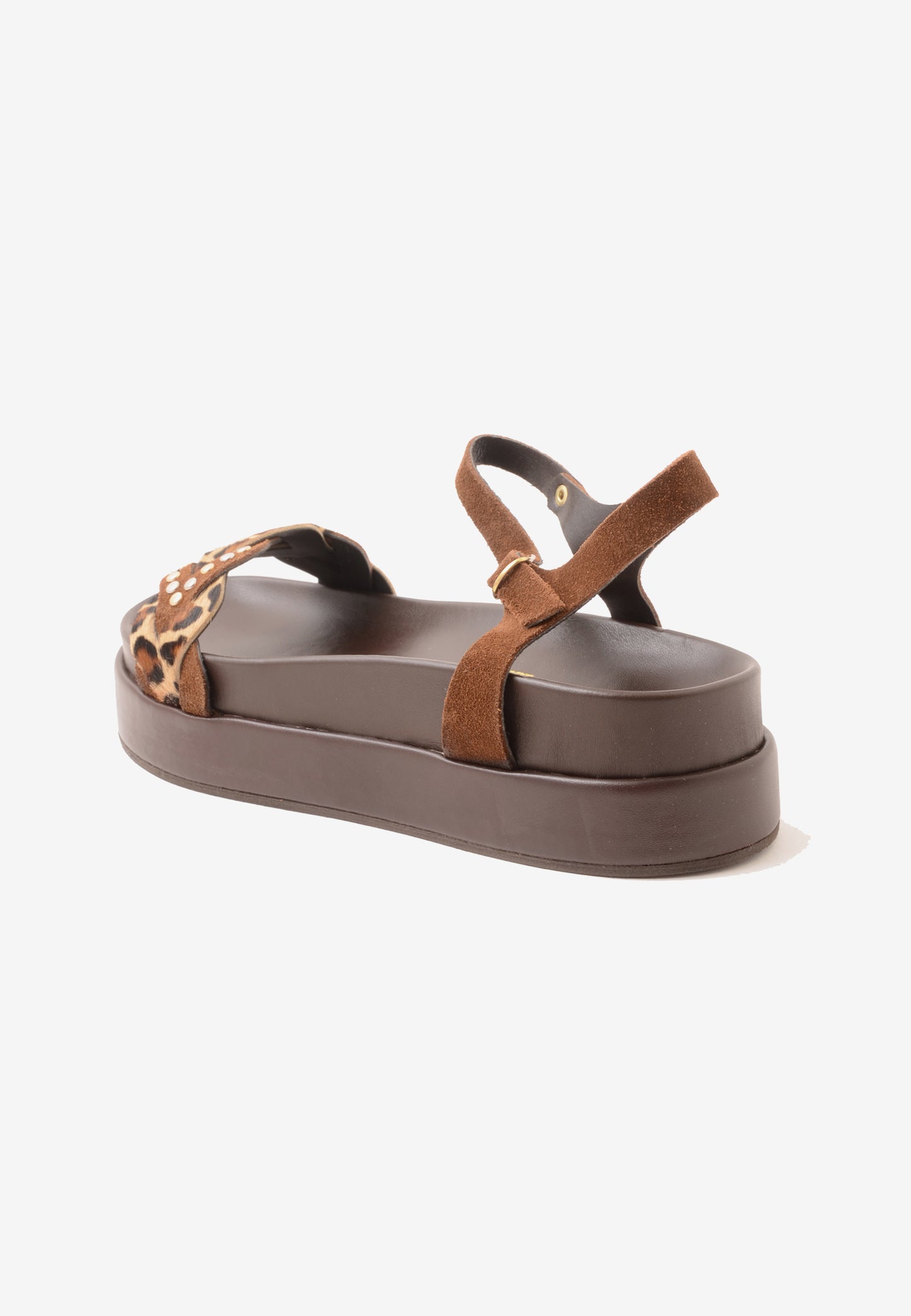 DIVINE FOLLIE - Sandalo Cavallino Marrone