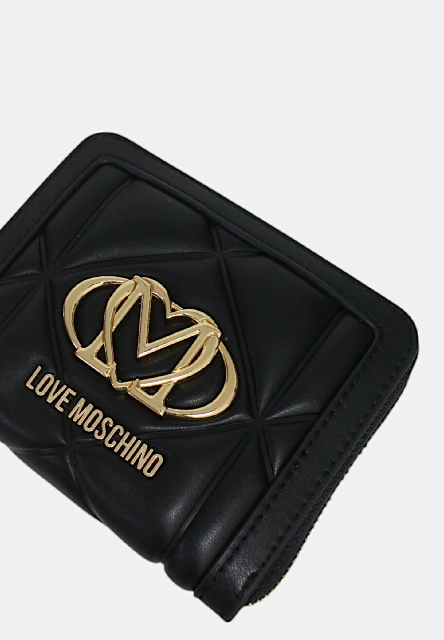 LOVE MOSCHINO - Portafoglio Piccolo Embossed Nero