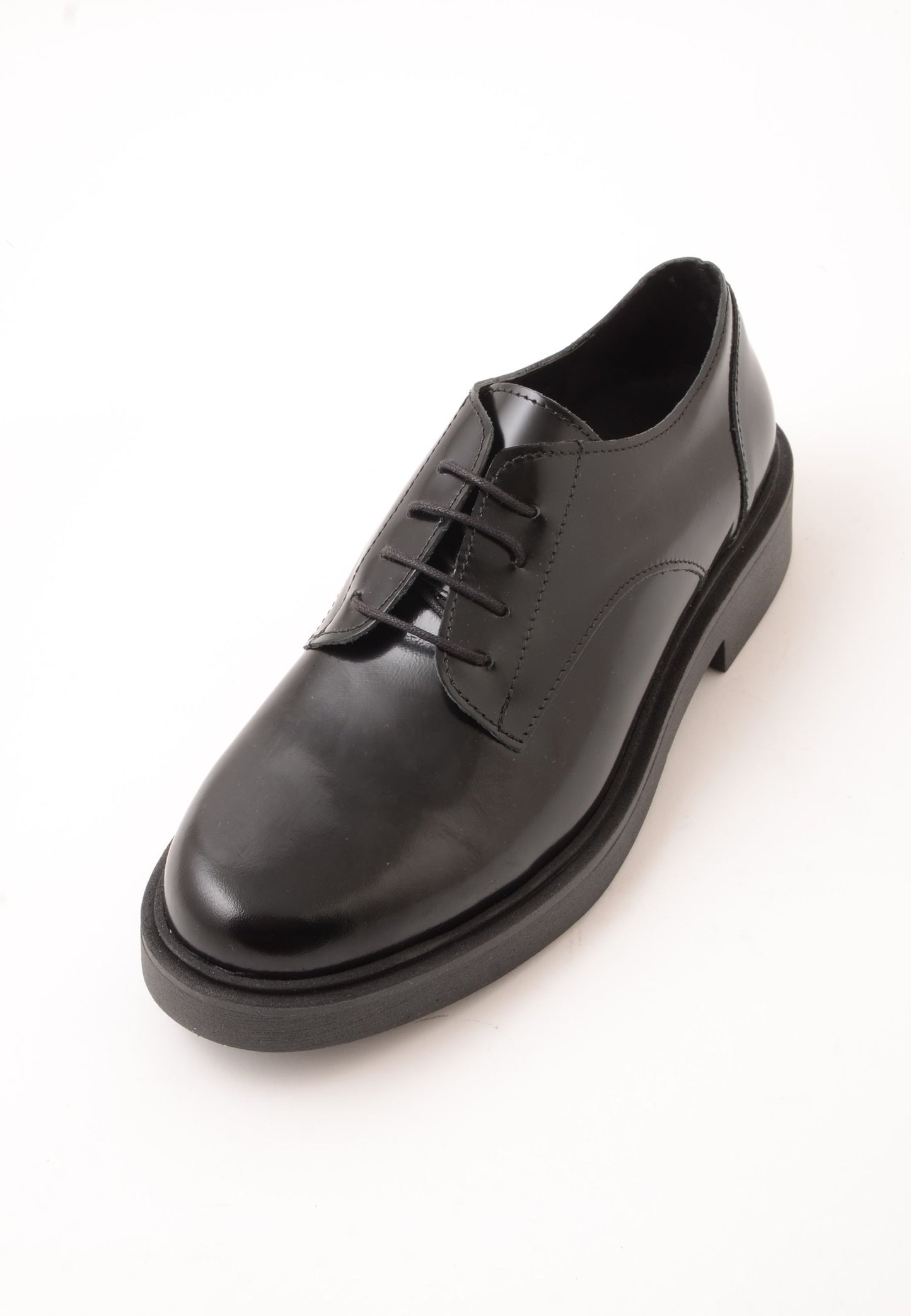 DIVINE FOLLIE - Scarpe Stringate In Pelle Spazzolata