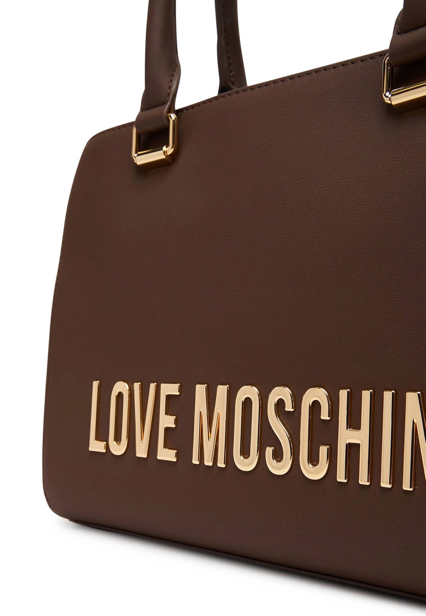LOVE MOSCHINO - Borsa A Mano Lettering Soft Touch Moro