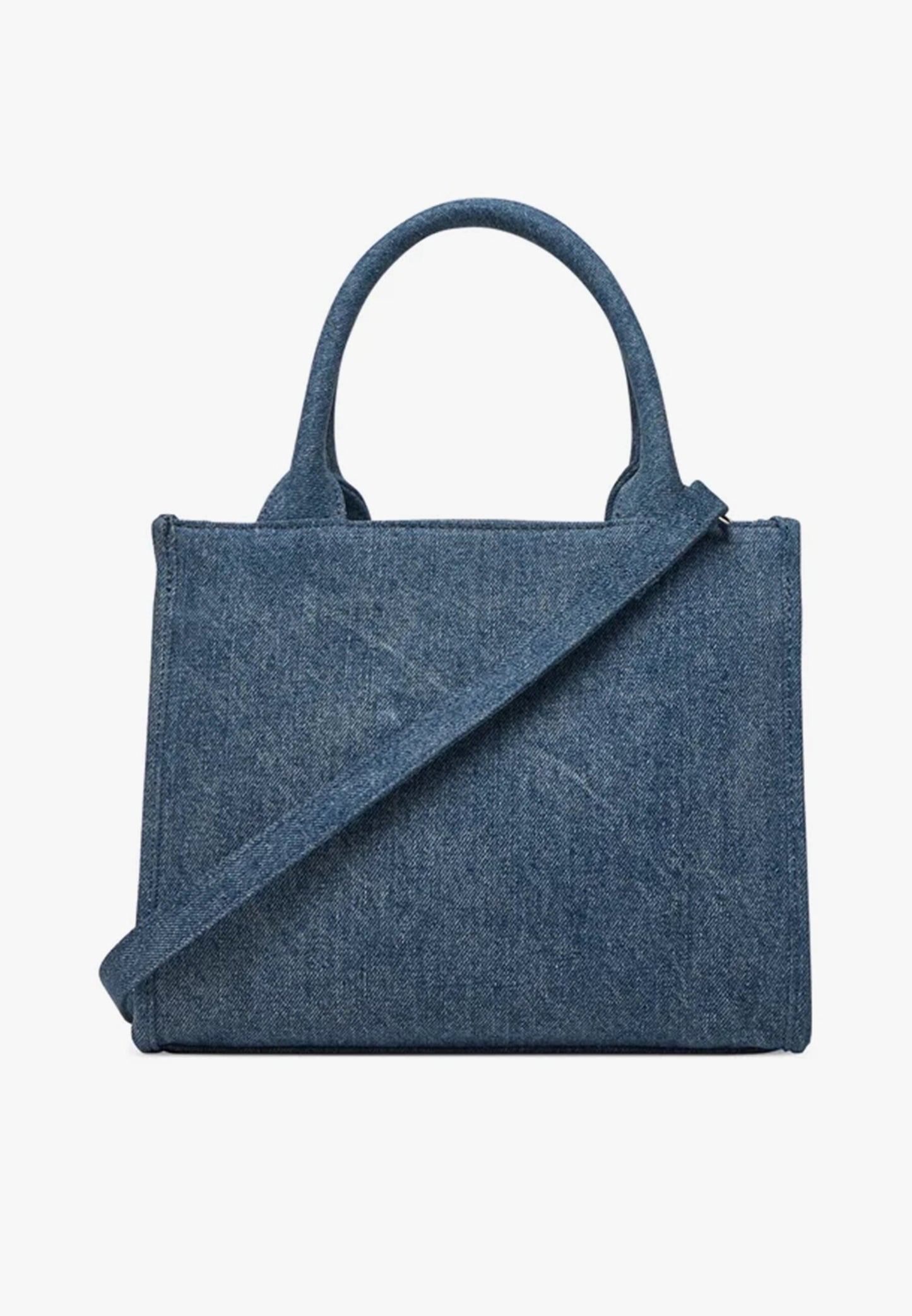 LOVE MOSCHINO - Borsa A Mano Jeans Blu Scuro