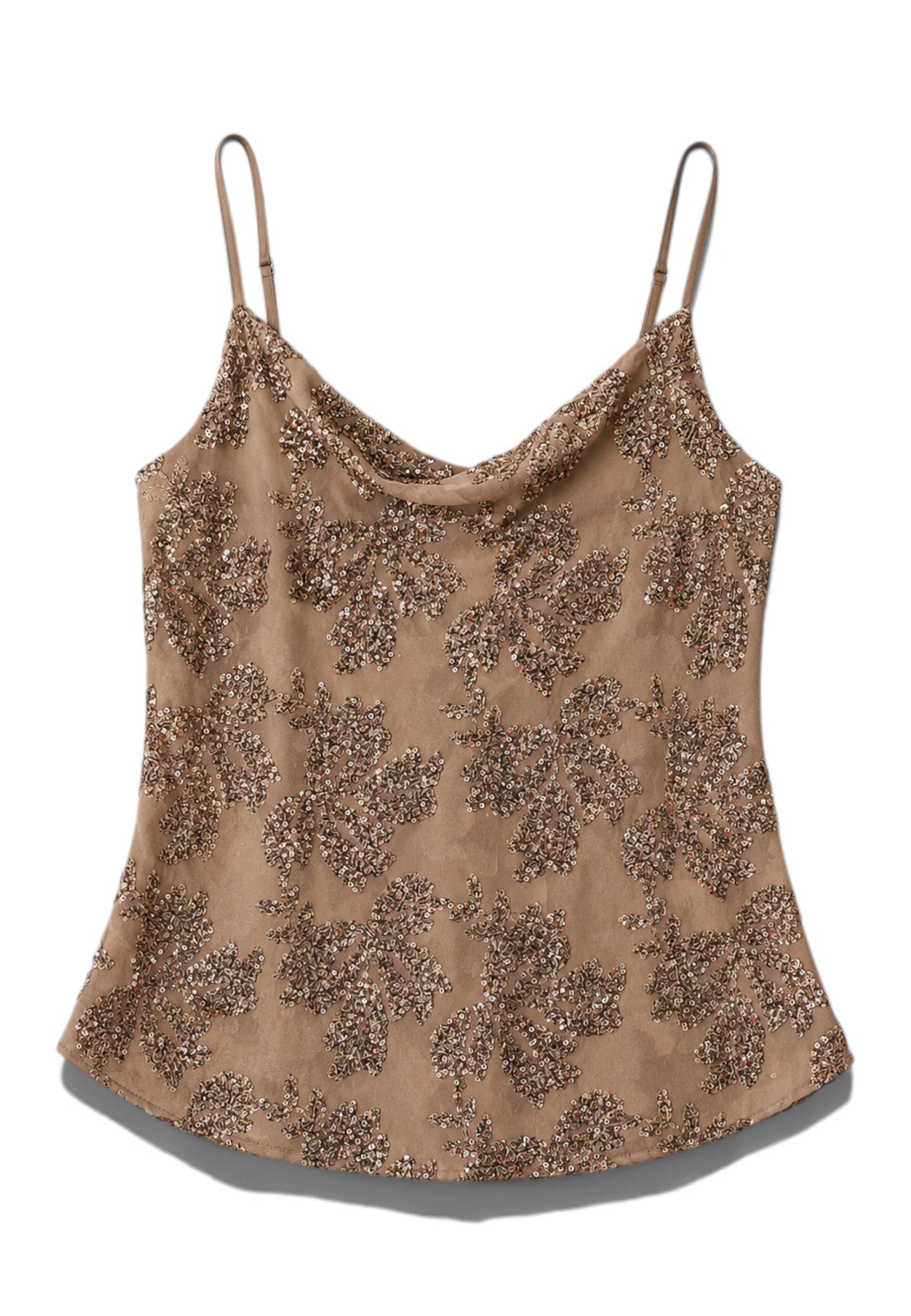 MOTEL - Top Pailettes Cipria