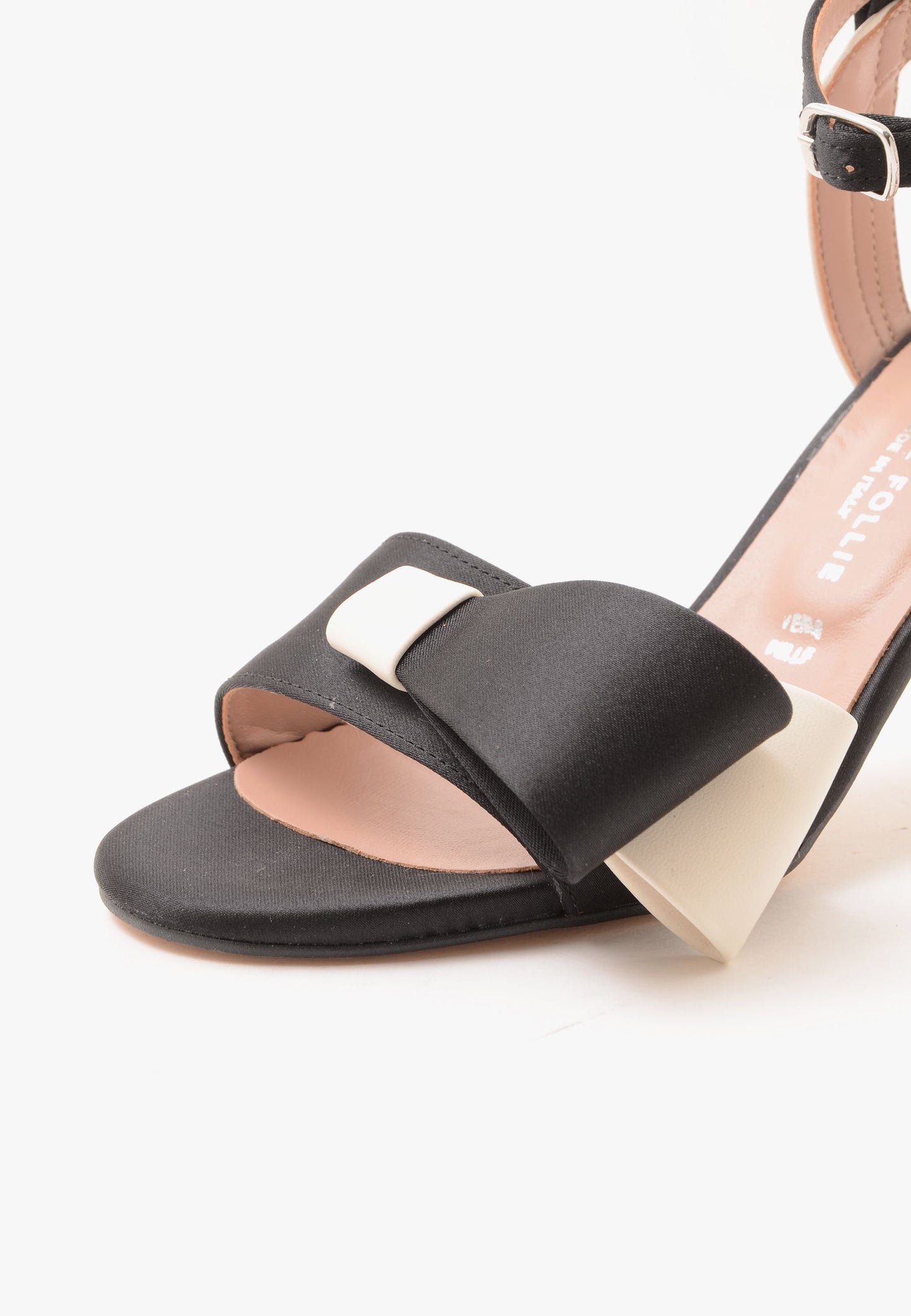DIVINE FOLLIE - Sandalo Fiocco Raso Nero