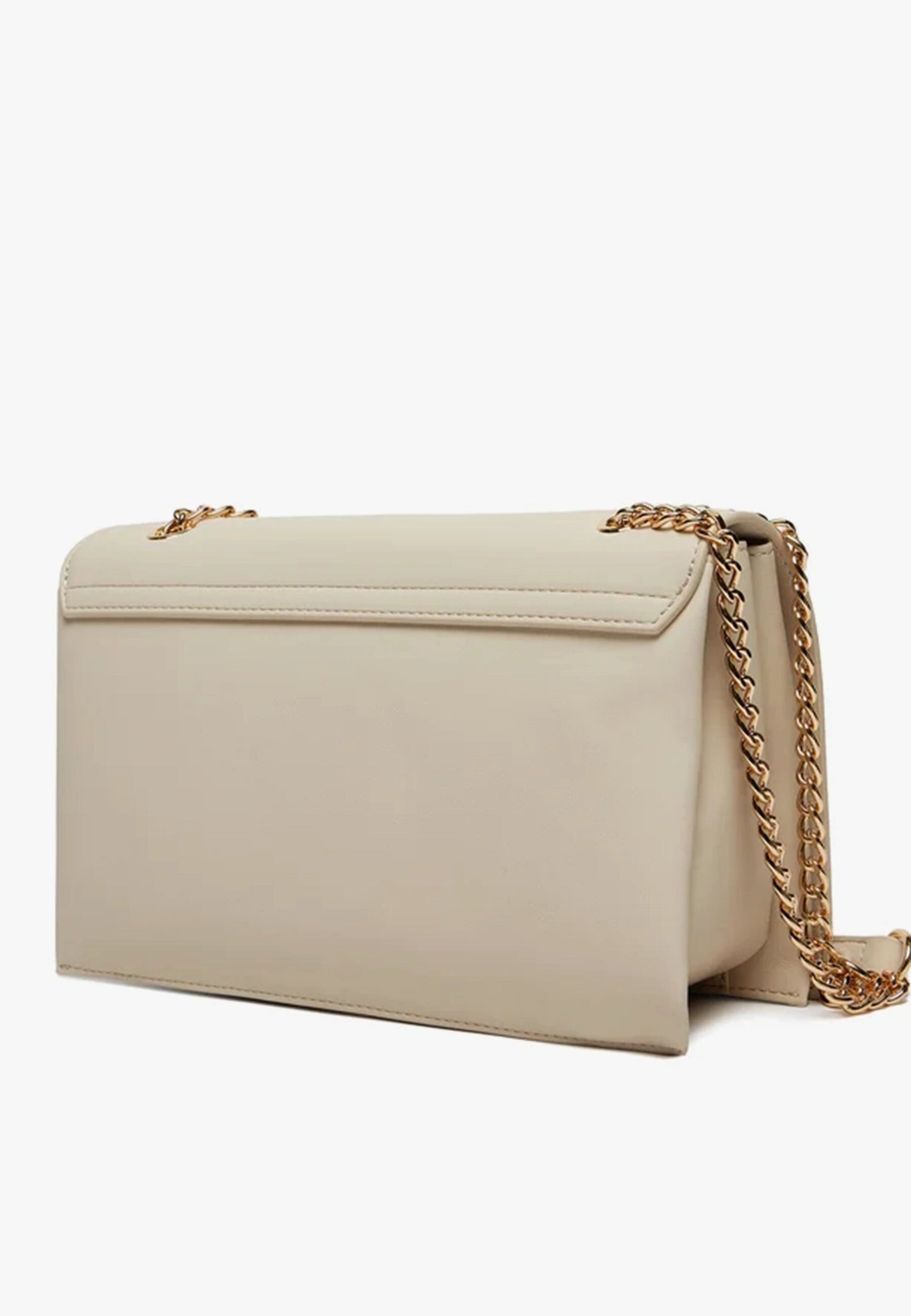 LOVE MOSCHINO - Borsa A Spalla Lettering Soft Touch Avorio