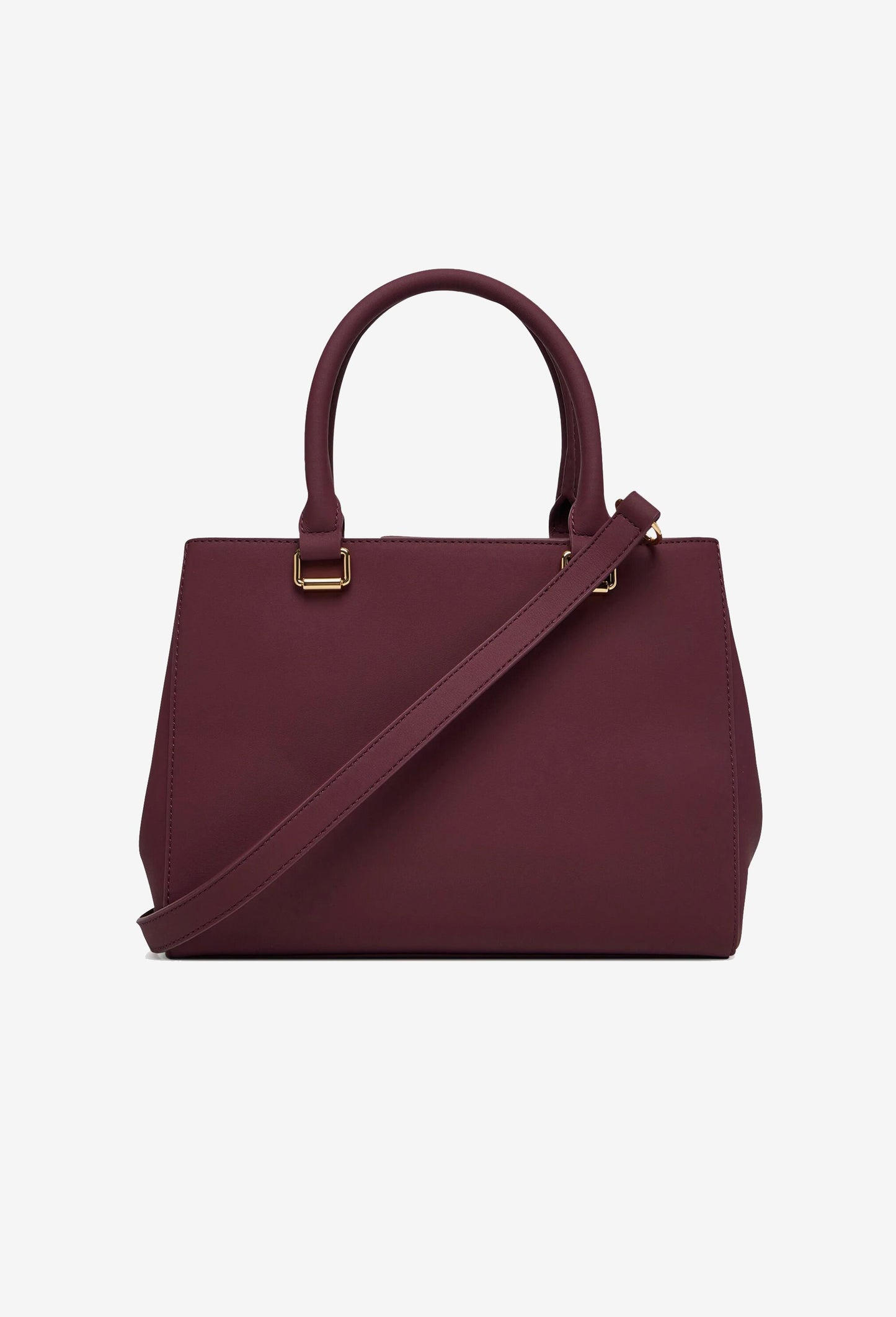 LOVE MOSCHINO - Borsa A Mano Lettering Soft Touch Vino