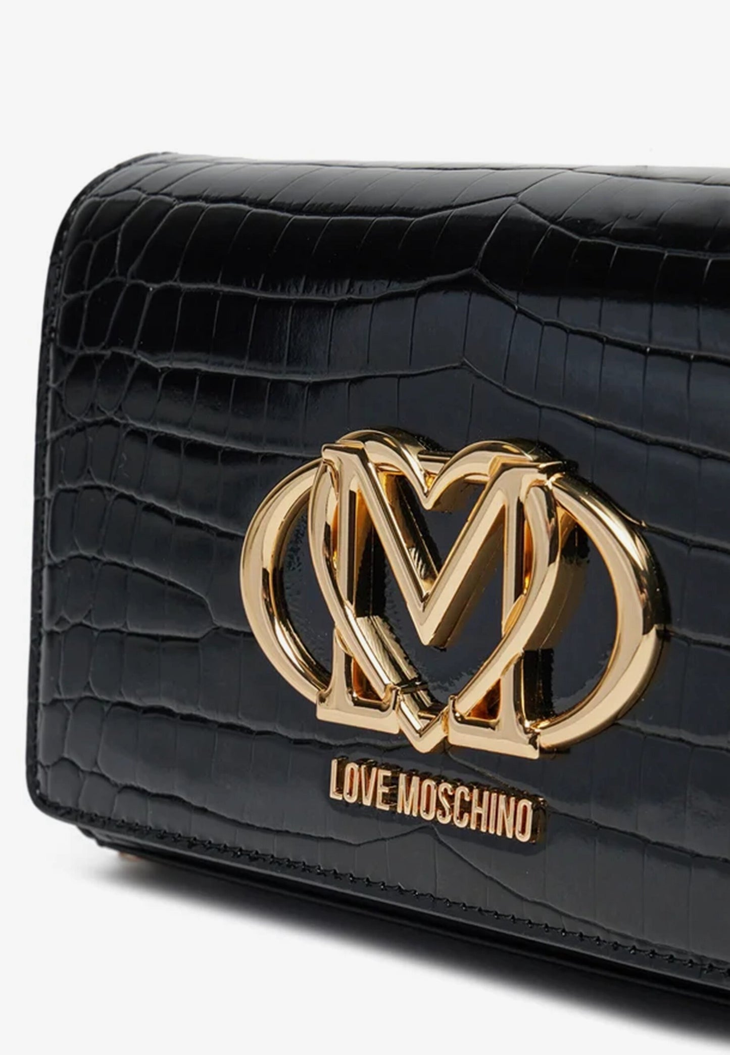 LOVE MOSCHINO - Borsetta A Tracolla Cuore Nero