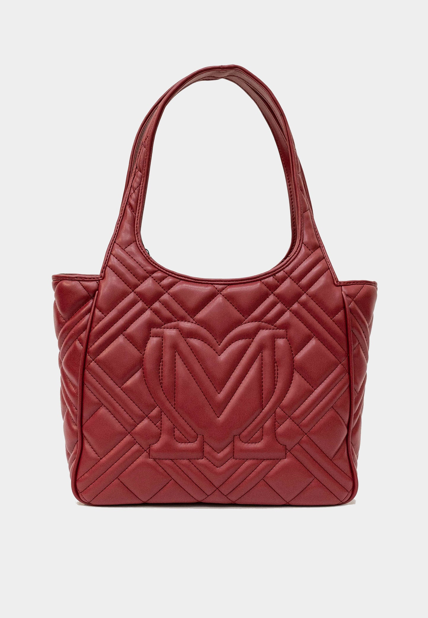 LOVE MOSCHINO - Borsa A Spalla Quilted Vino