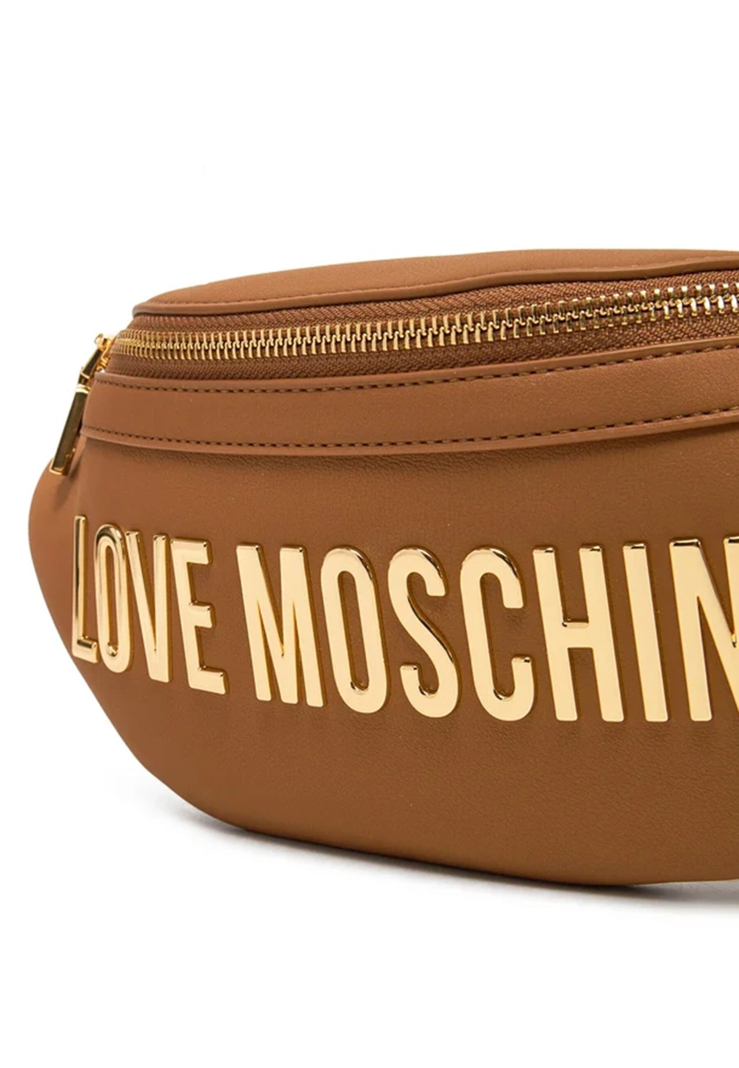LOVE MOSCHINO - Marsupio Lettering Cammello