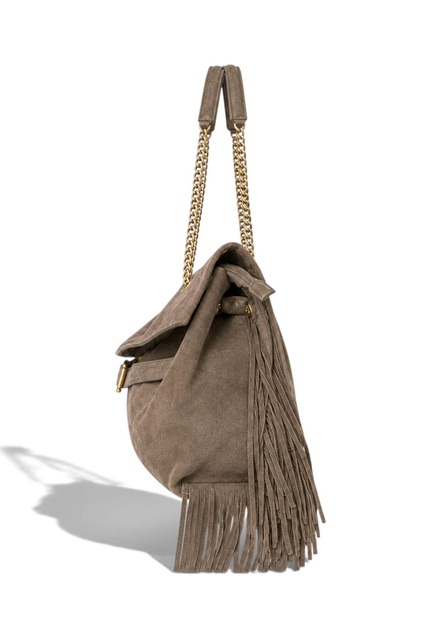 NUNZIA - Borsa Boho Chic Taupe