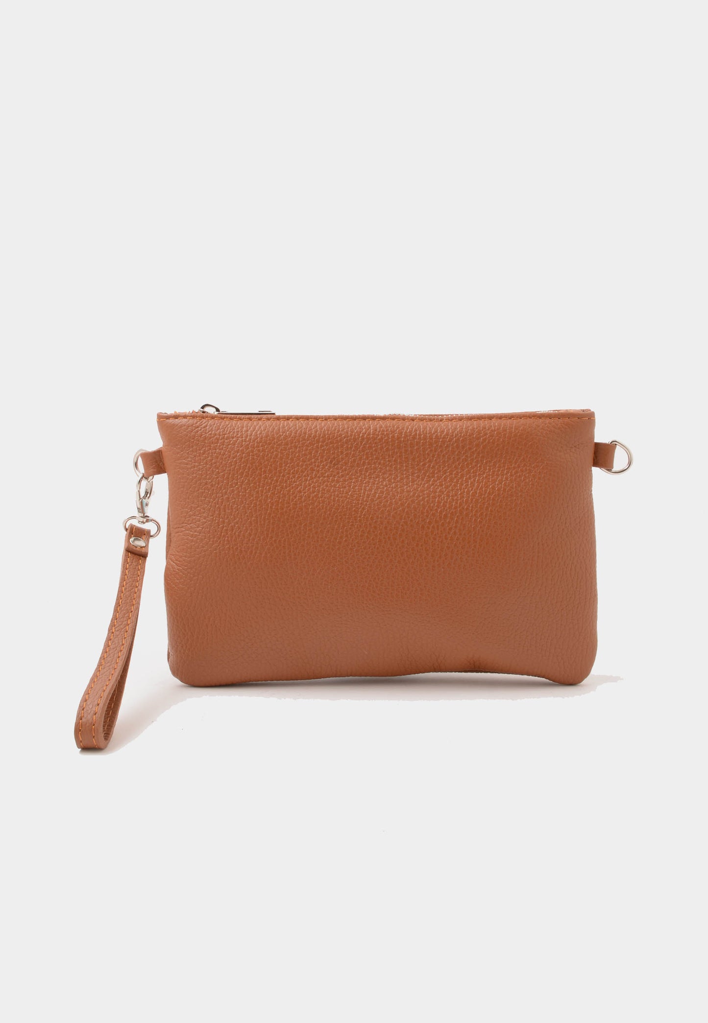NUNZIA - Pochette Vera Pelle BEATRICE Cuoio