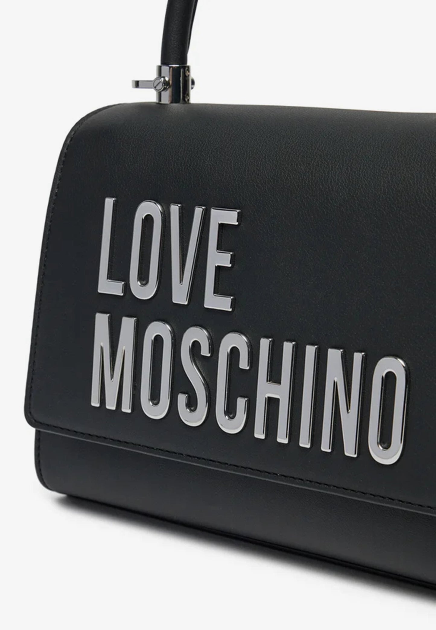 LOVE MOSCHINO - Borsetta A Mano Lettering Nero