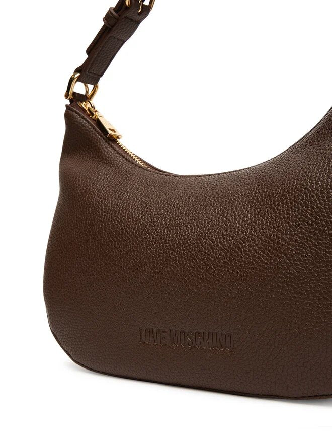 LOVE MOSCHINO - Borsa Hobo Lettering Moro