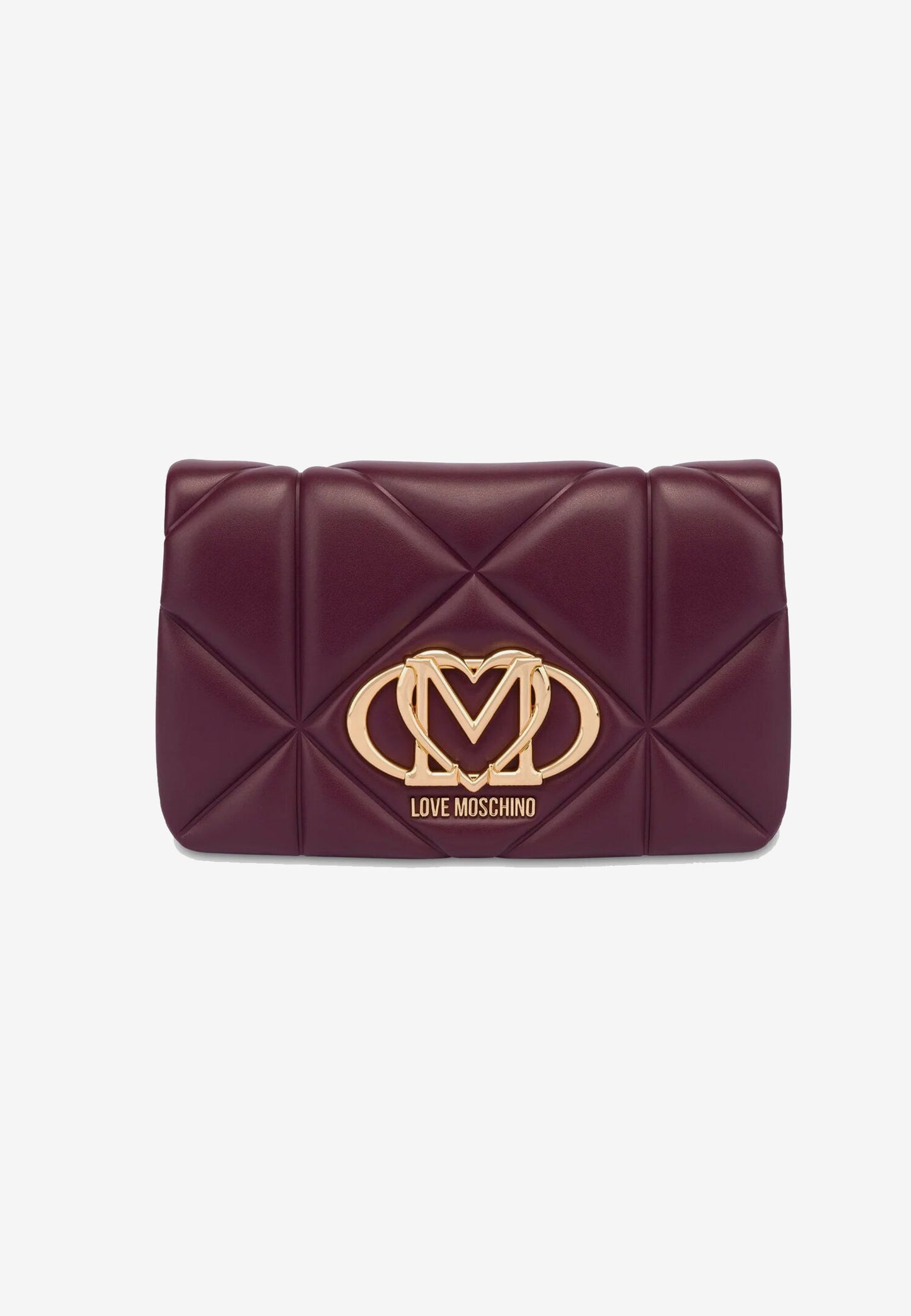 LOVE MOSCHINO - Borsetta A Tracolla Embossed Vino