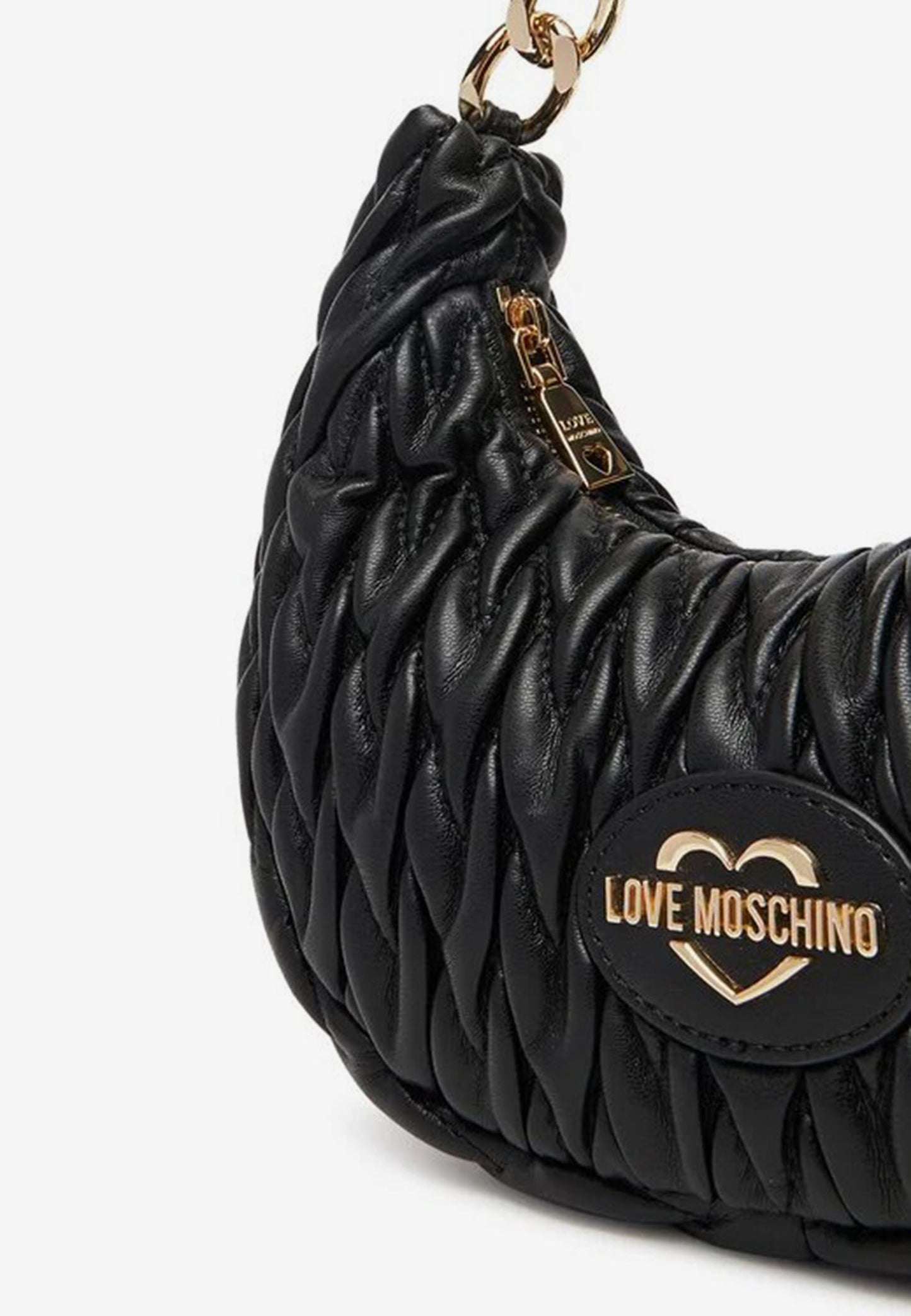 LOVE MOSCHINO - Hobo Bag Trapuntata Nero