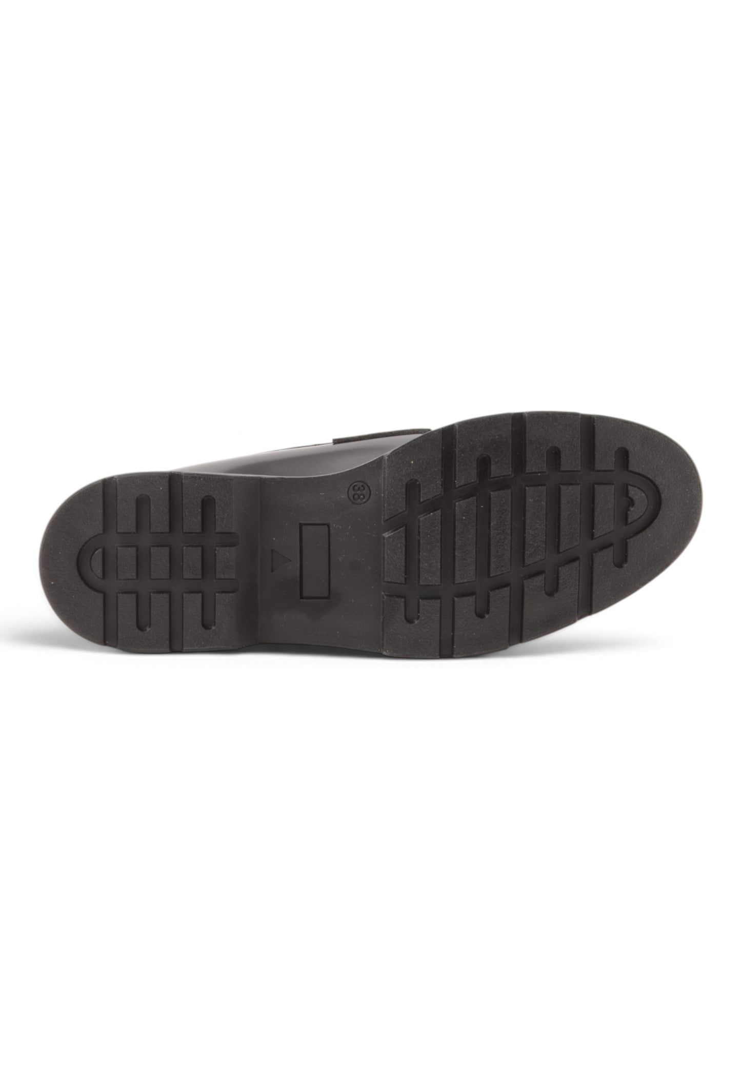 DIVINE FOLLIE - Mocassino Chunky In Pelle Nera