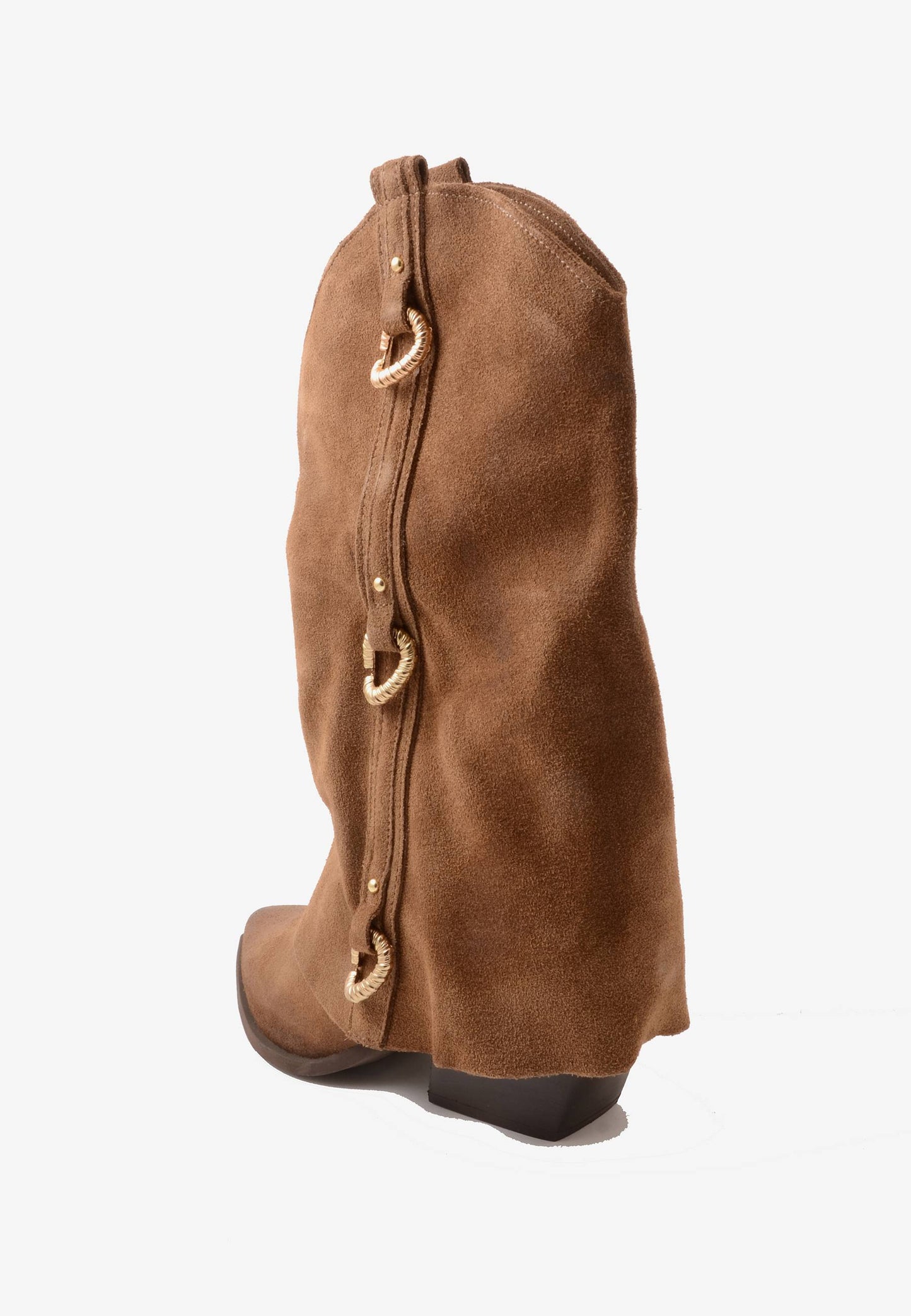 DIVINE FOLLIE - Stivale Anelli Oro Taupe