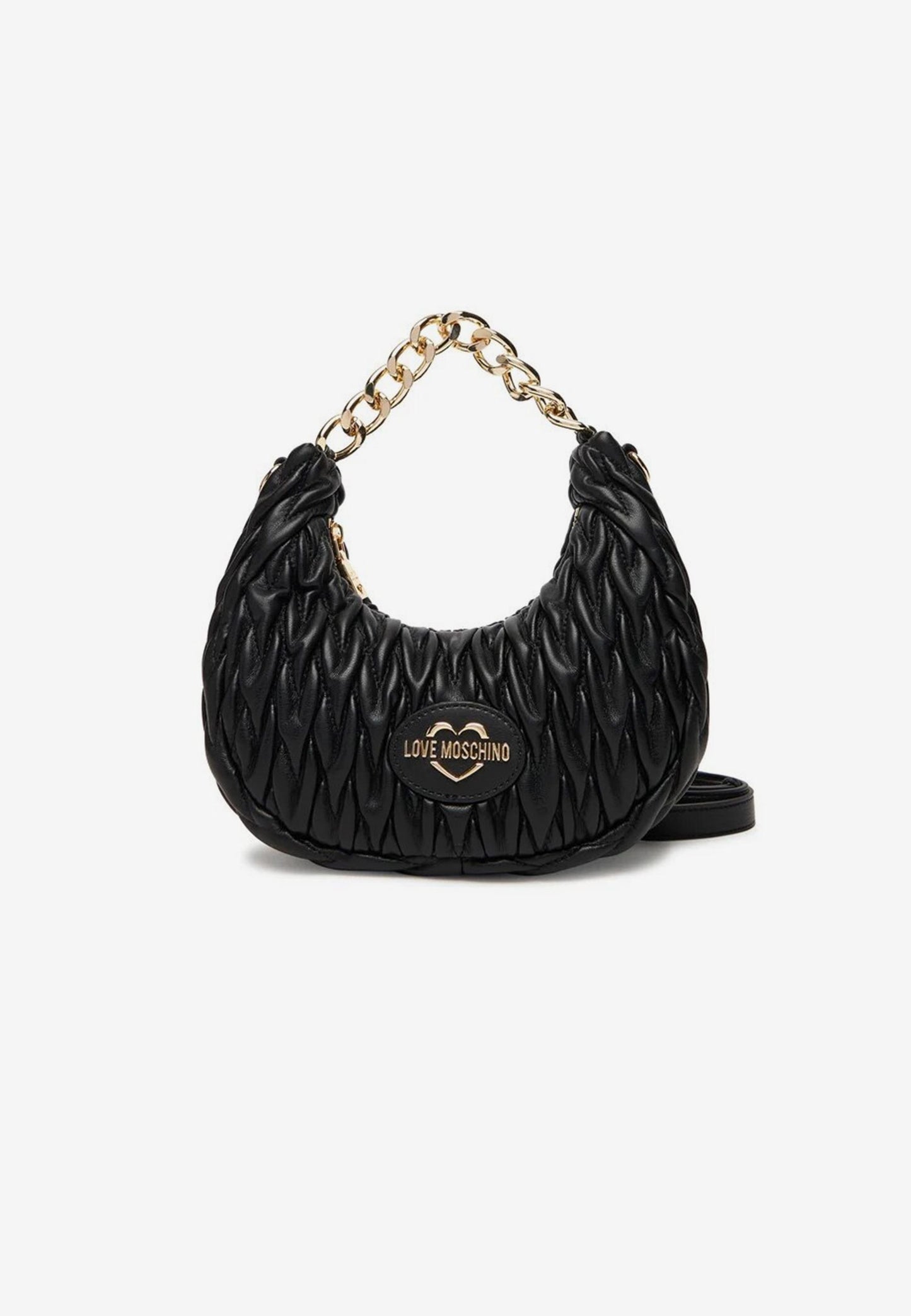 LOVE MOSCHINO - Hobo Bag Trapuntata Nero