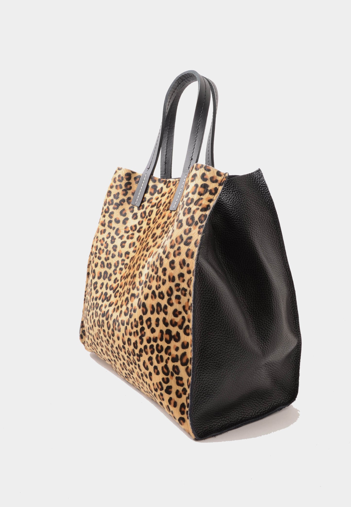 NUNZIA - Tote Bag Cavallino SOFIA Leopardato