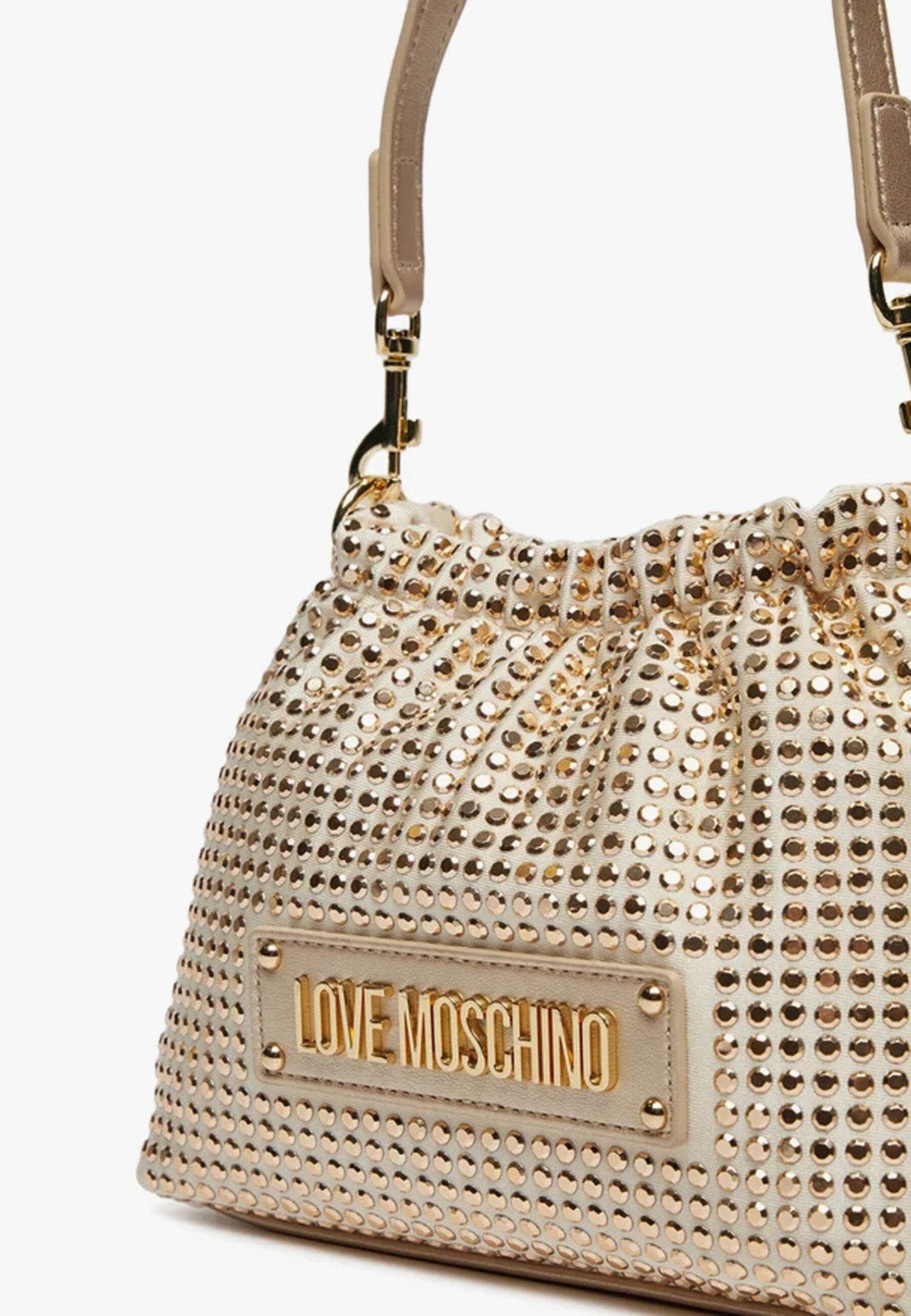 LOVE MOSCHINO - Borsetta Sparkling Gold