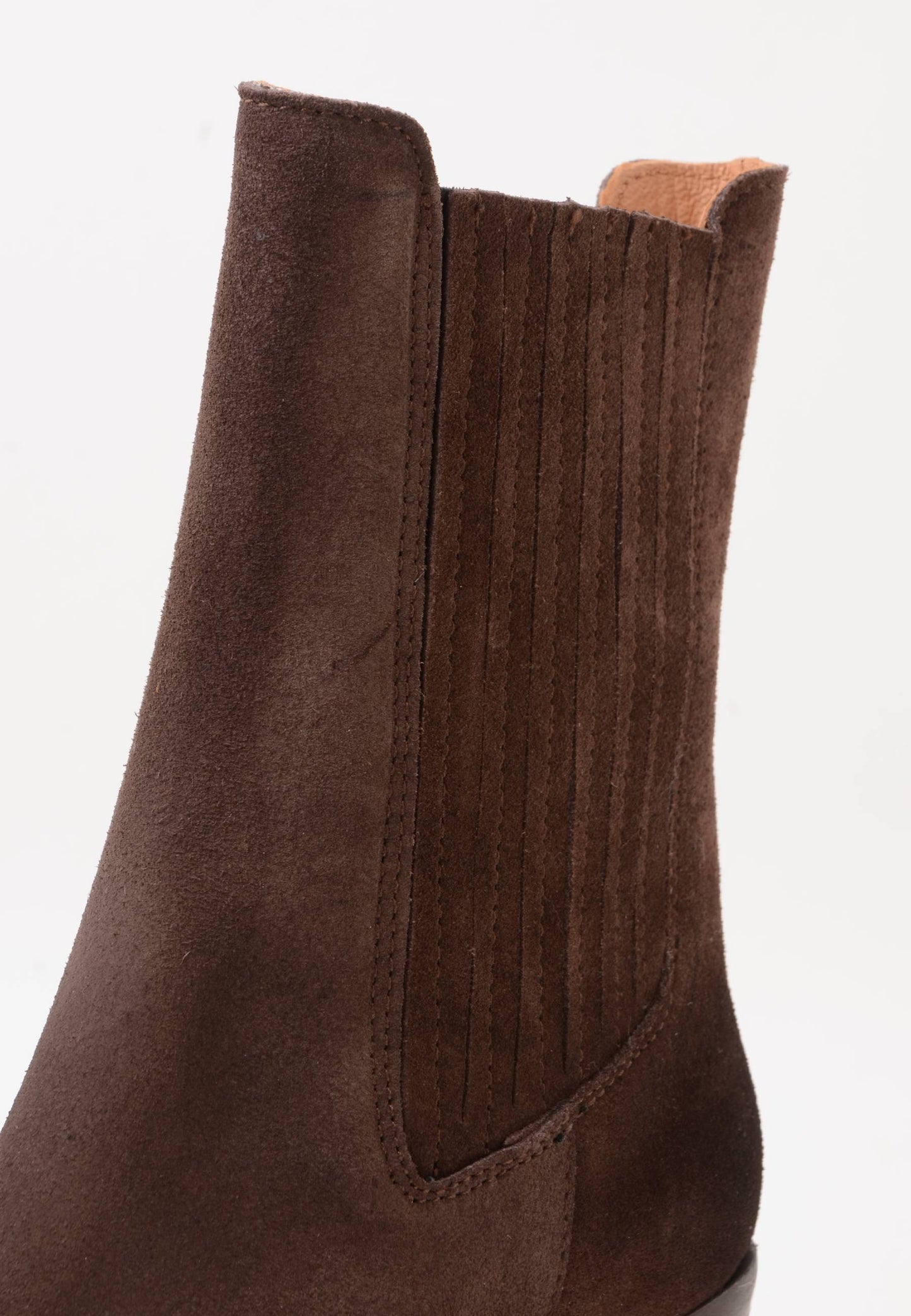 DIVINE FOLLIE - Stivaletto Texano Velour Moro