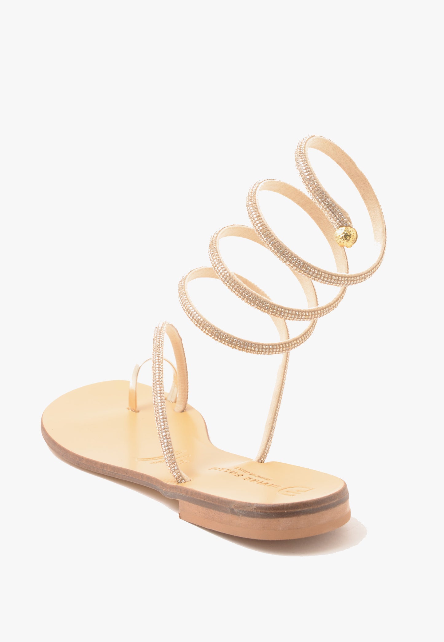 DIVINE FOLLIE - Sandalo Strass Champagne
