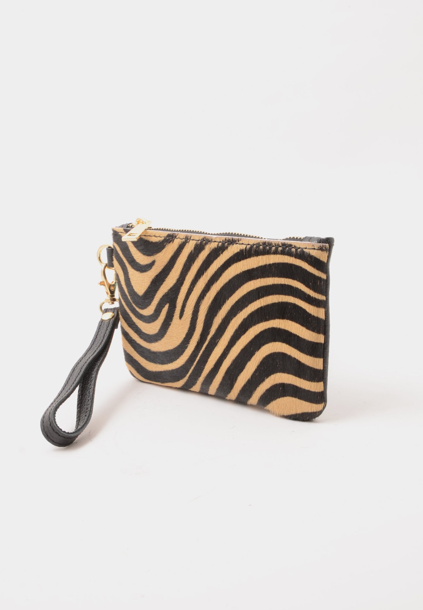 NUNZIA - Portafoglio In Cavallino GIADA Zebra Nero
