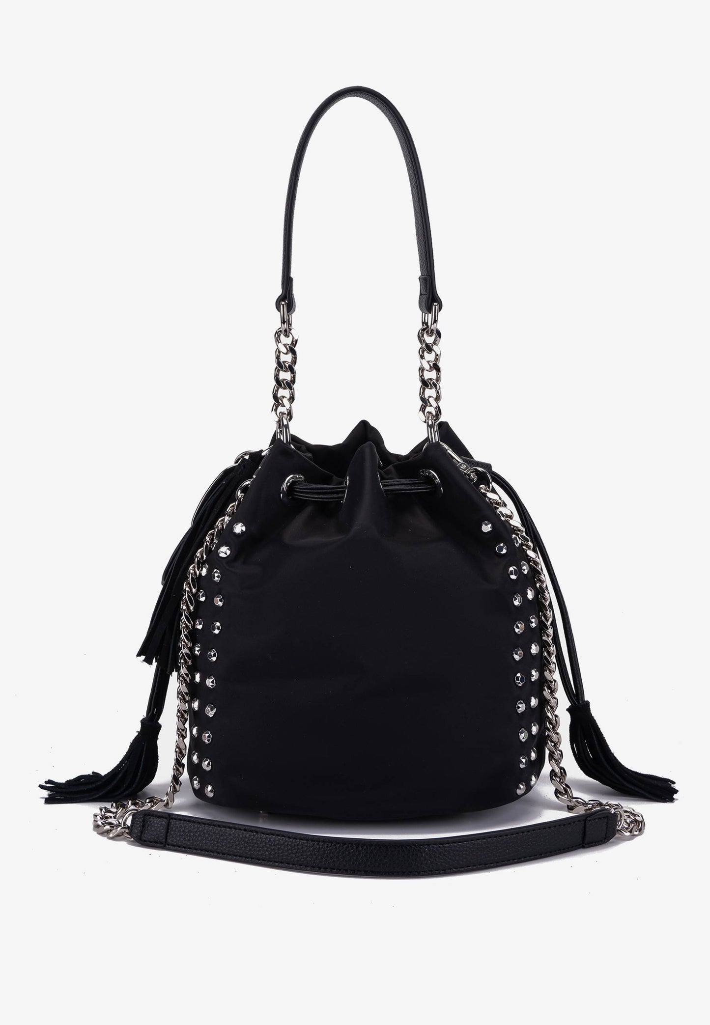 LA CARRIE - Secchiello Dark Nylon Borchie Nero
