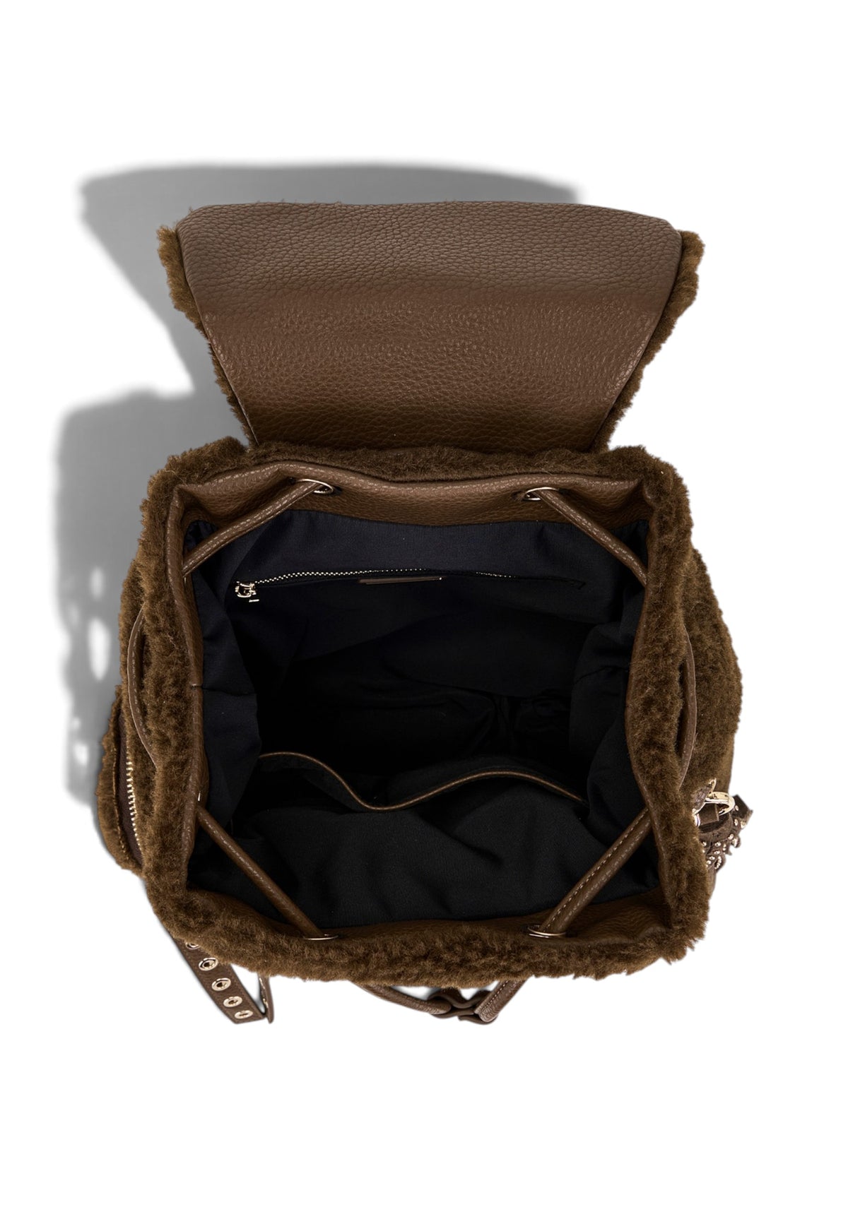 LA CARRIE - Zaino TEDDY ECO FUR Marrone
