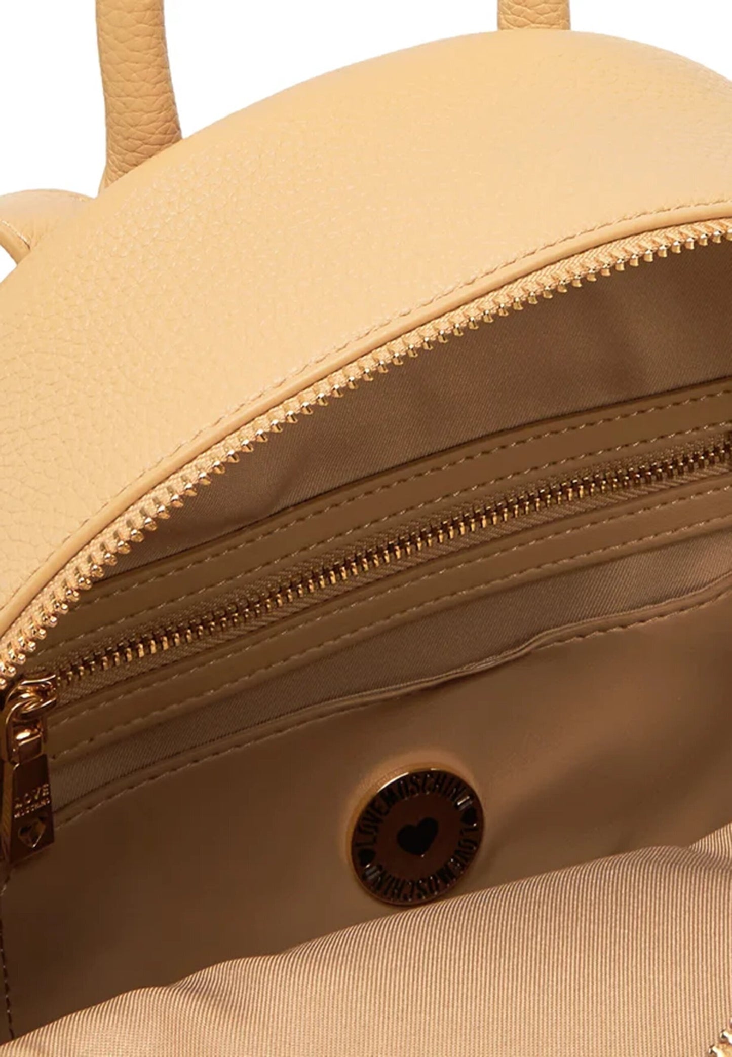 LOVE MOSCHINO - Zaino Lettering Sabbia Gold