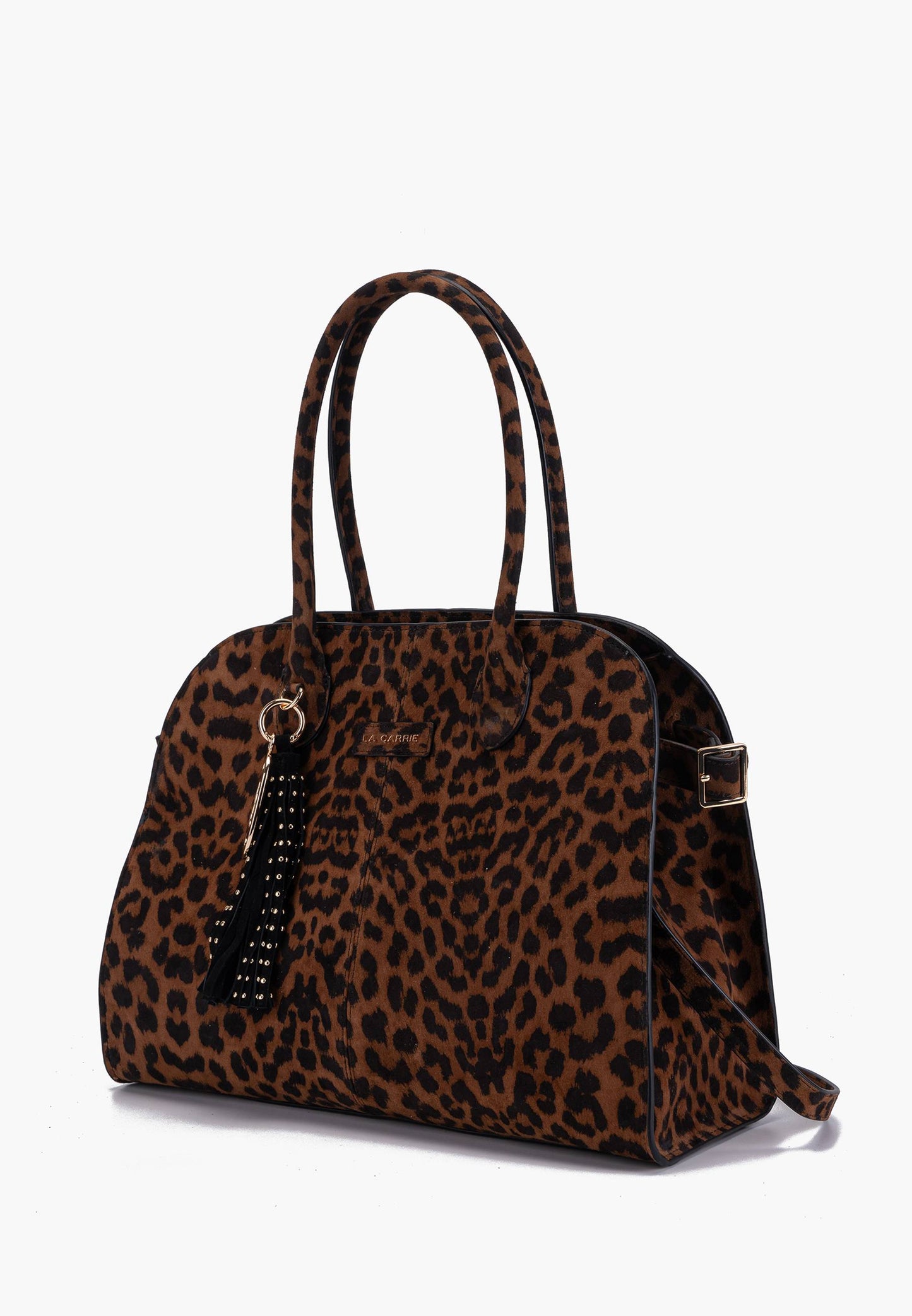 LA CARRIE - Borsa A Mano Animalier Leopardato