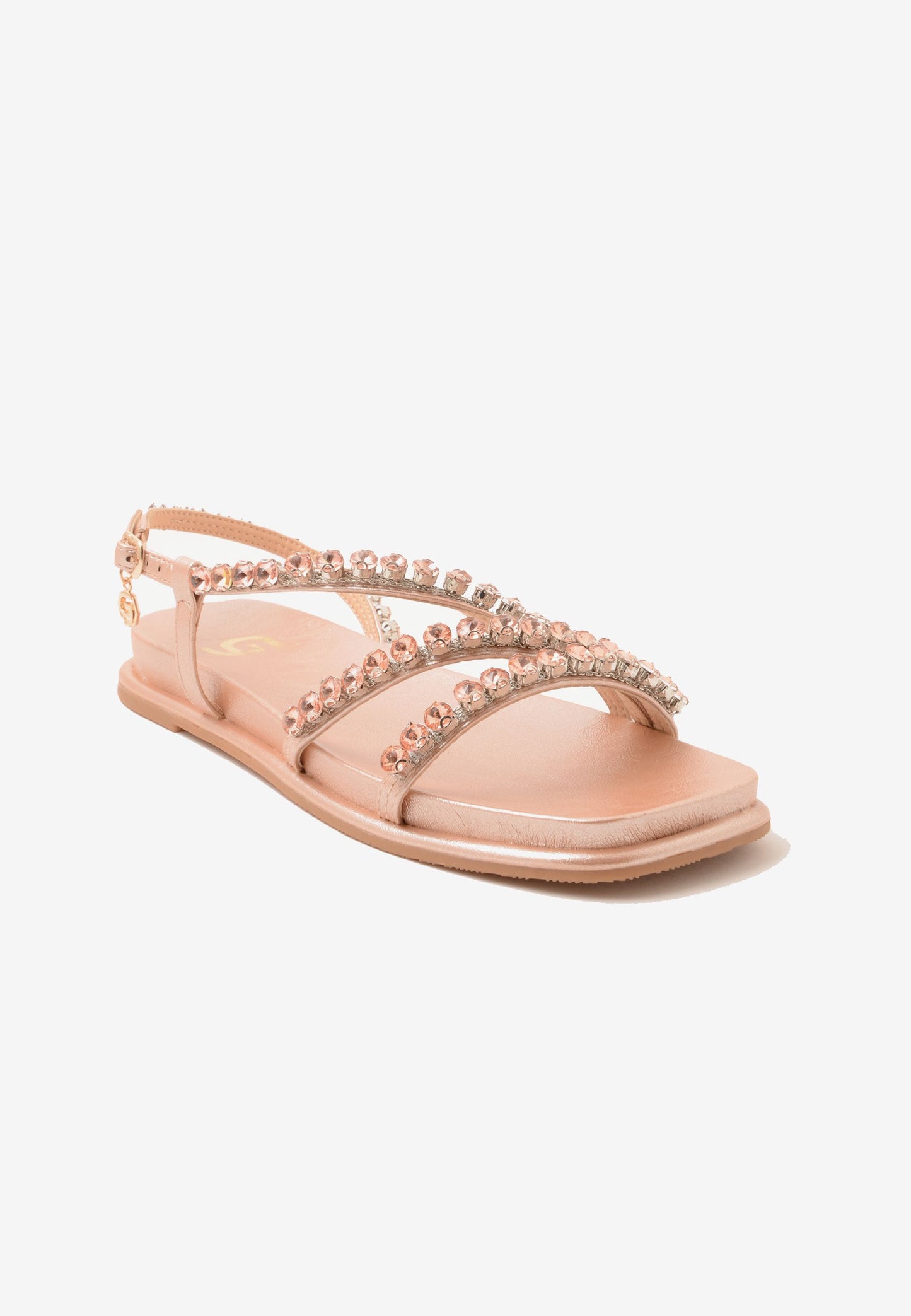 GOLD&GOLD - Sandalo Strass Champagne