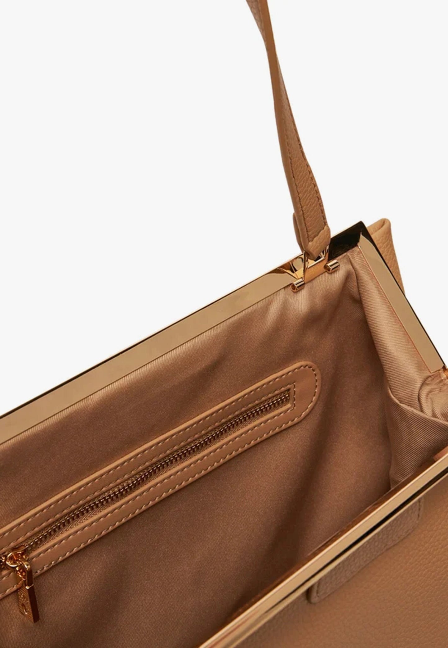 LOVE MOSCHINO - Borsa A Spalla Lettering Grande Sabbia