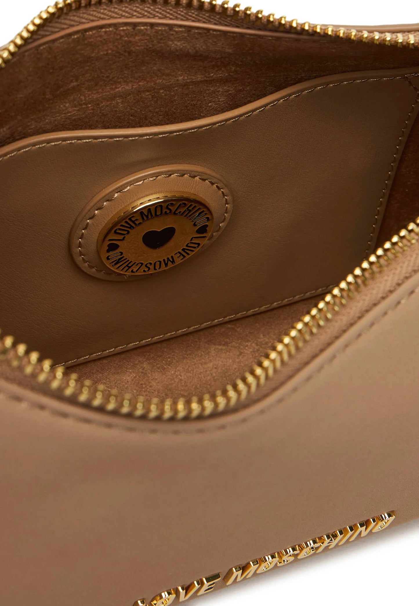 LOVE MOSCHINO - Borsetta A Spalla Soft Touch Beige