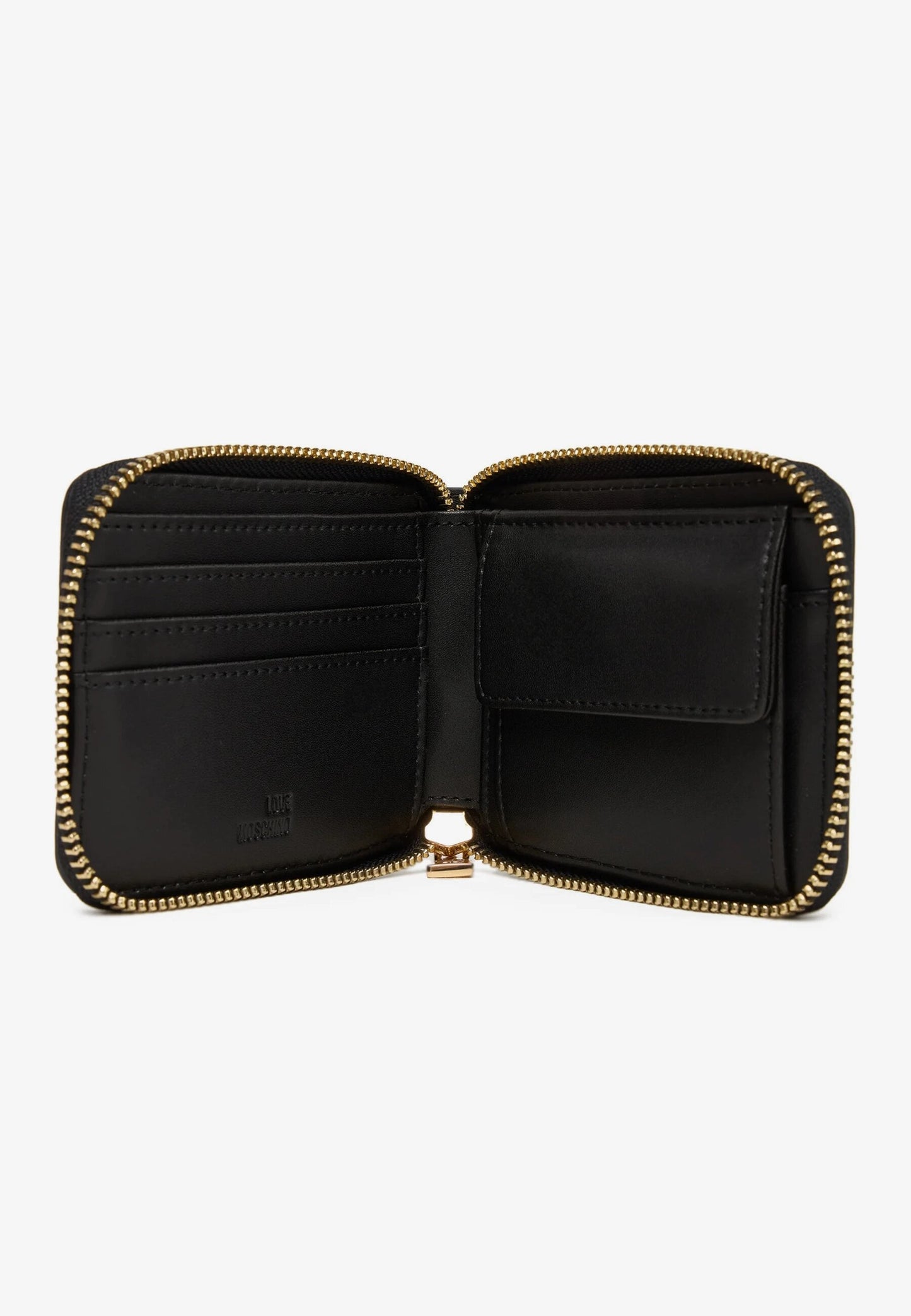 LOVE MOSCHINO - Portafoglio Piccolo Zip Around Nero