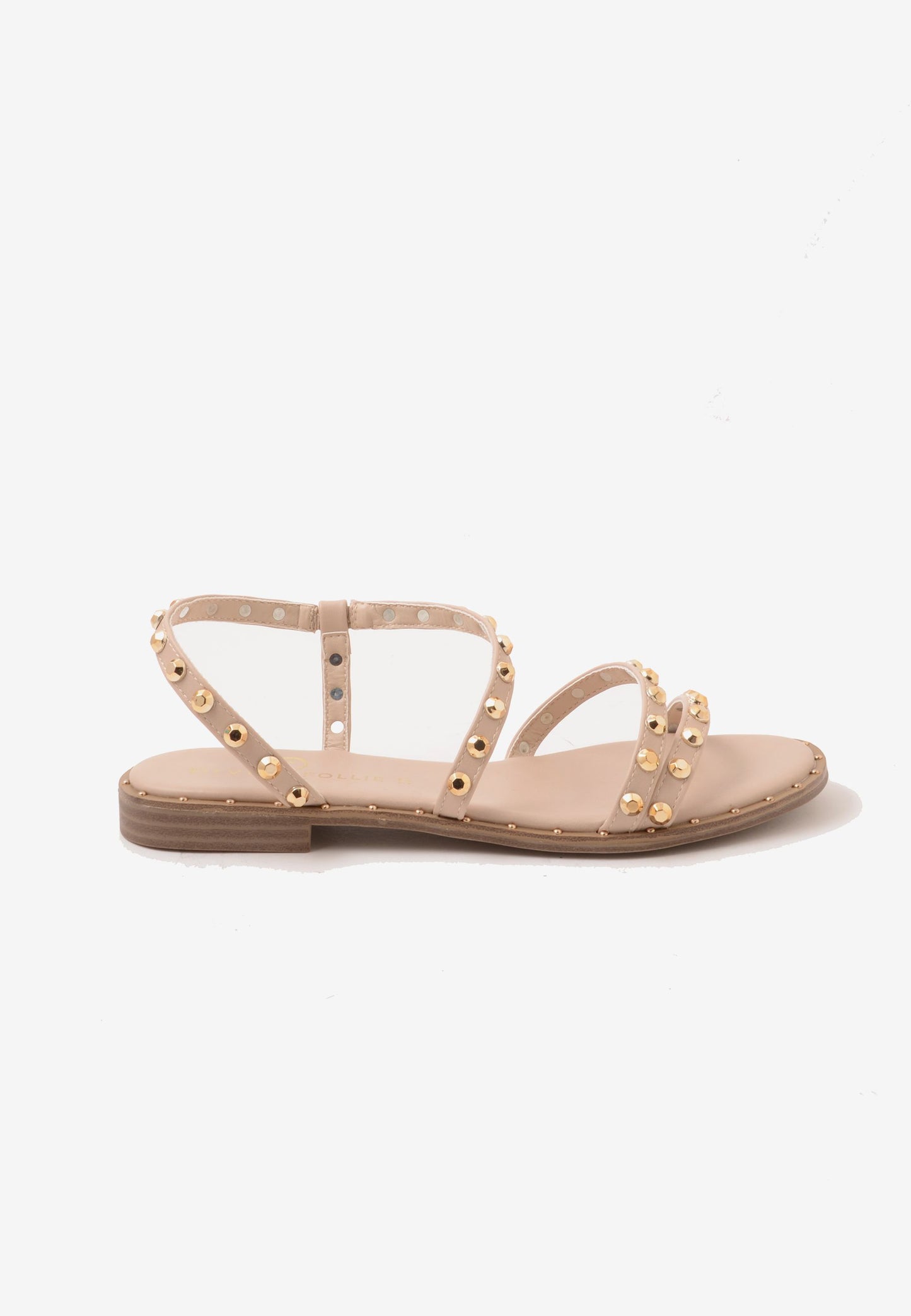DIVINE FOLLIE - Sandalo Basso Borchie Rosa