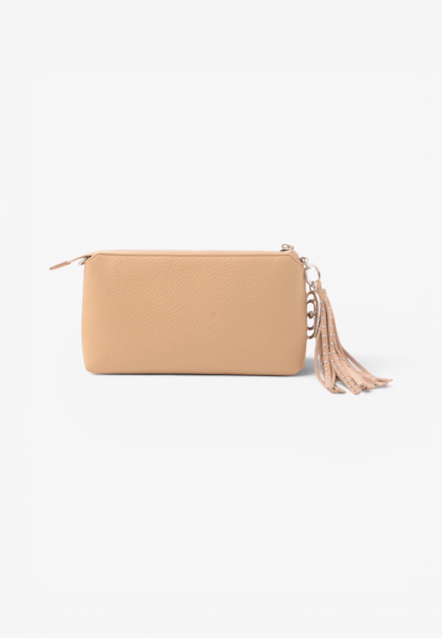 LA CARRIE - Portafoglio Pochette Strass Andromeda Beige