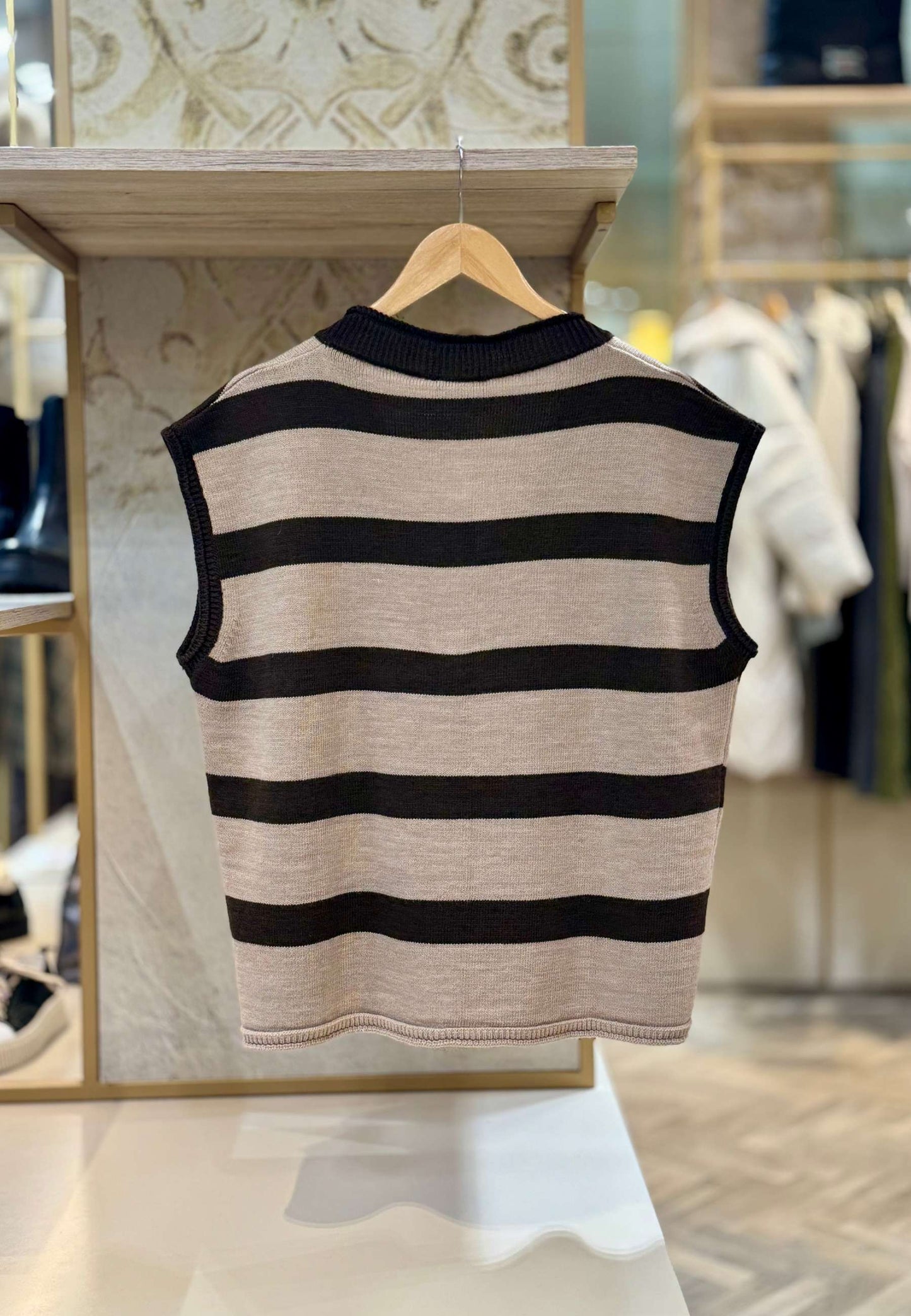 MOTEL - Gilet Mastice/Moro